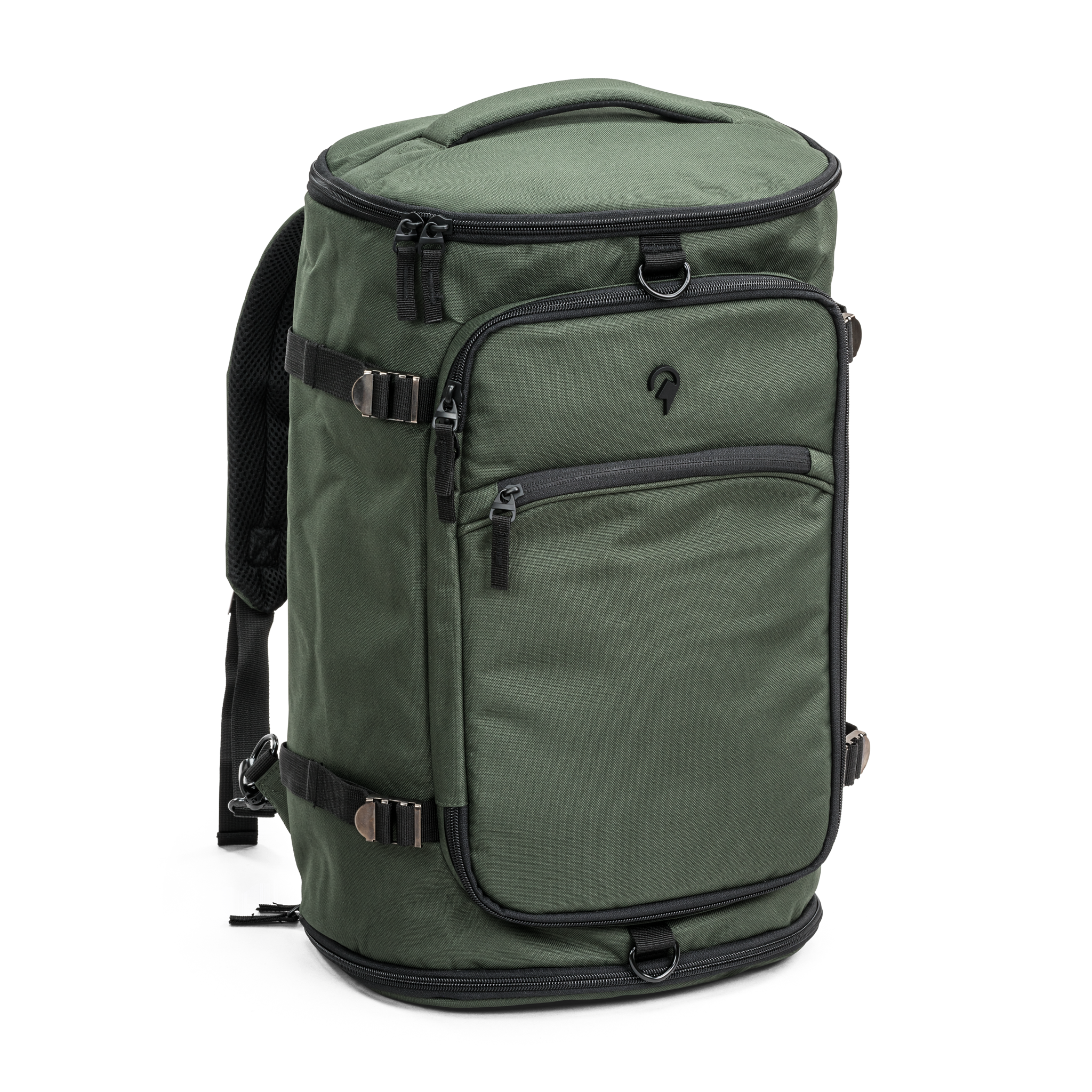 Flight 2-i-1 barrel bag og ryggsekk, 38 L - Grønn