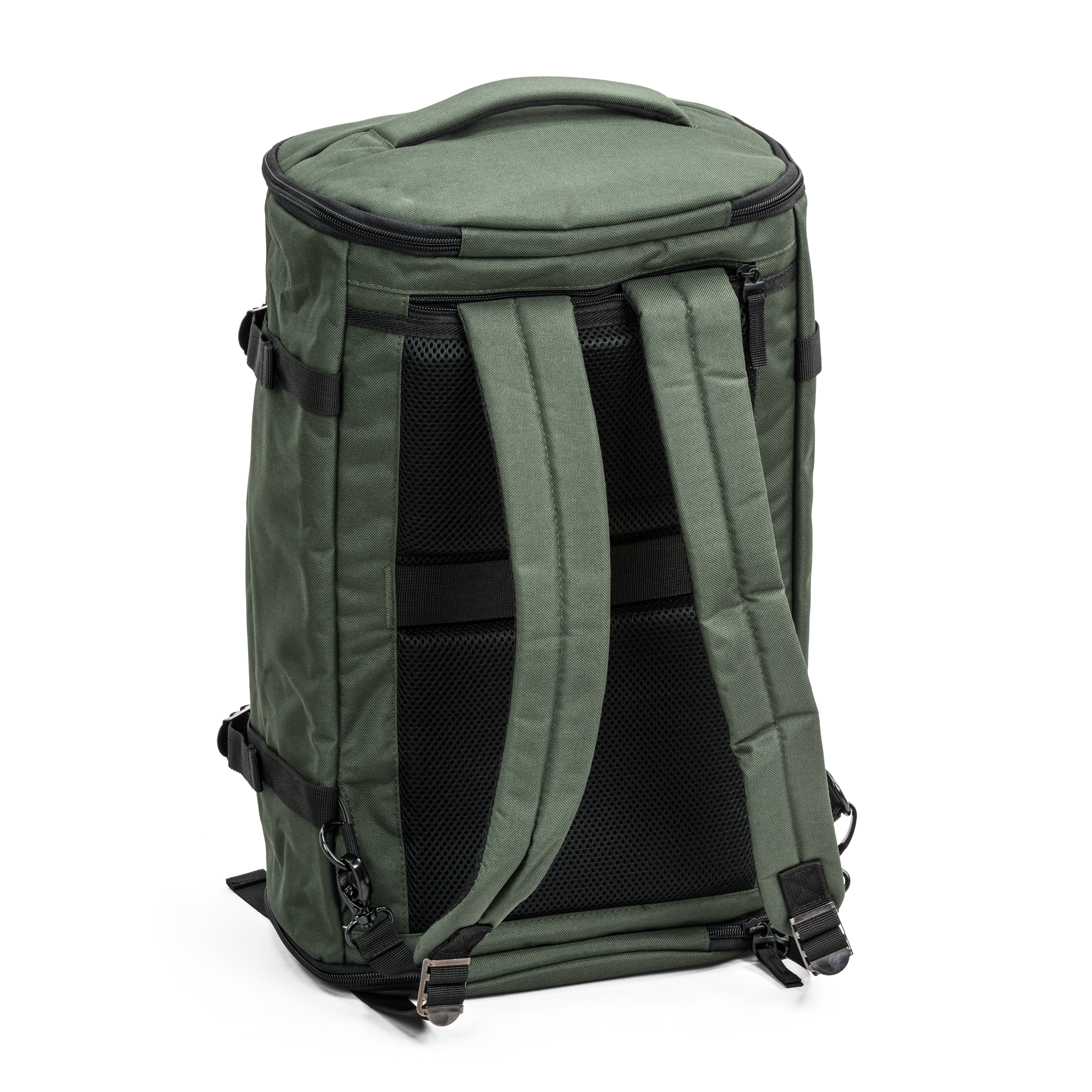 Flight 2-i-1 barrel bag og ryggsekk, 38 L - Grønn