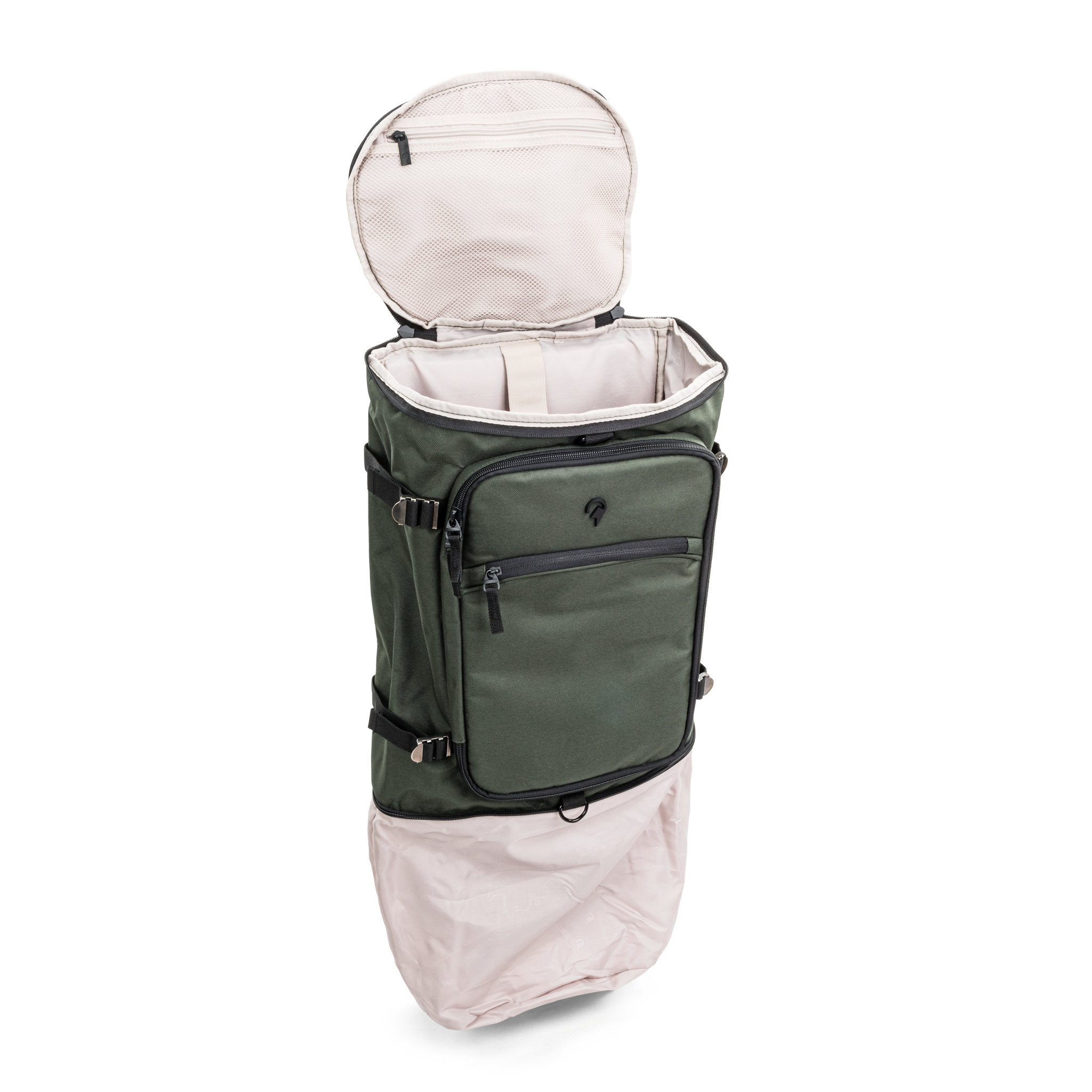 Flight Barrel Bag og ryggsekk 38L - Grønn
