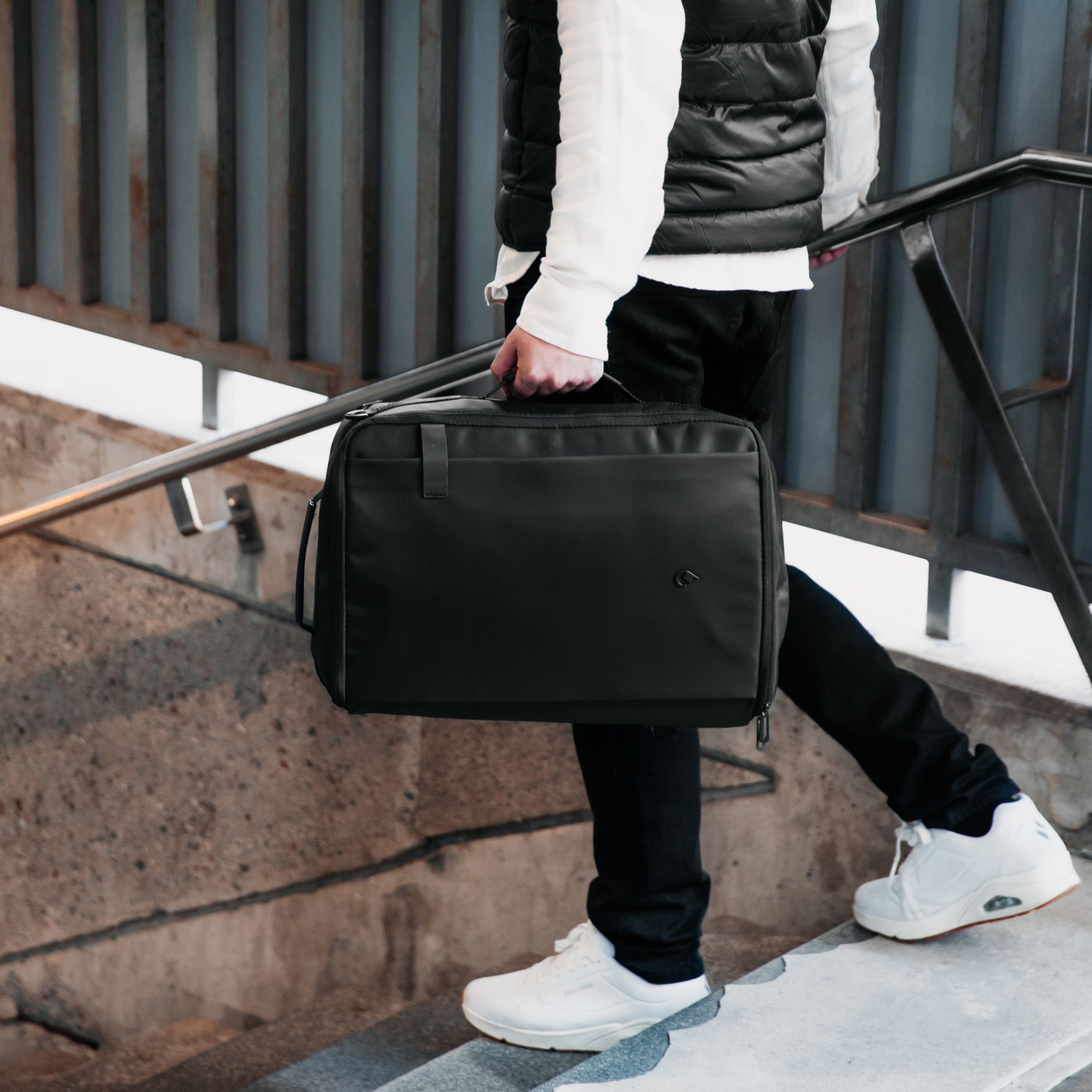 Boarding 3 in 1 ryggsekk 17" 23,5 L - Svart