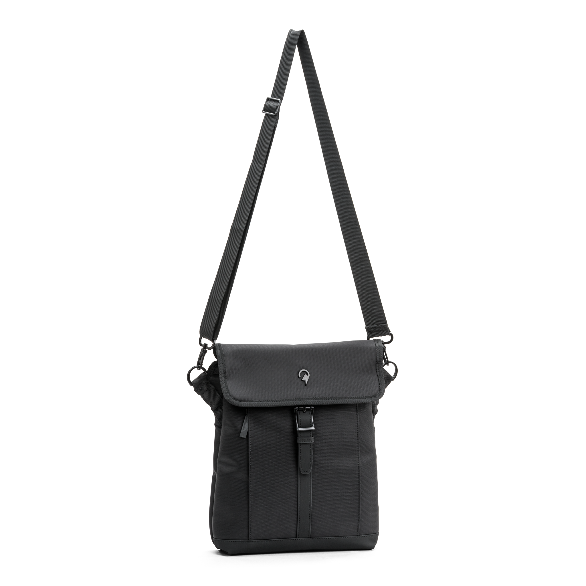 Boarding crossbody iPad-veske, vannavvisende - Svart