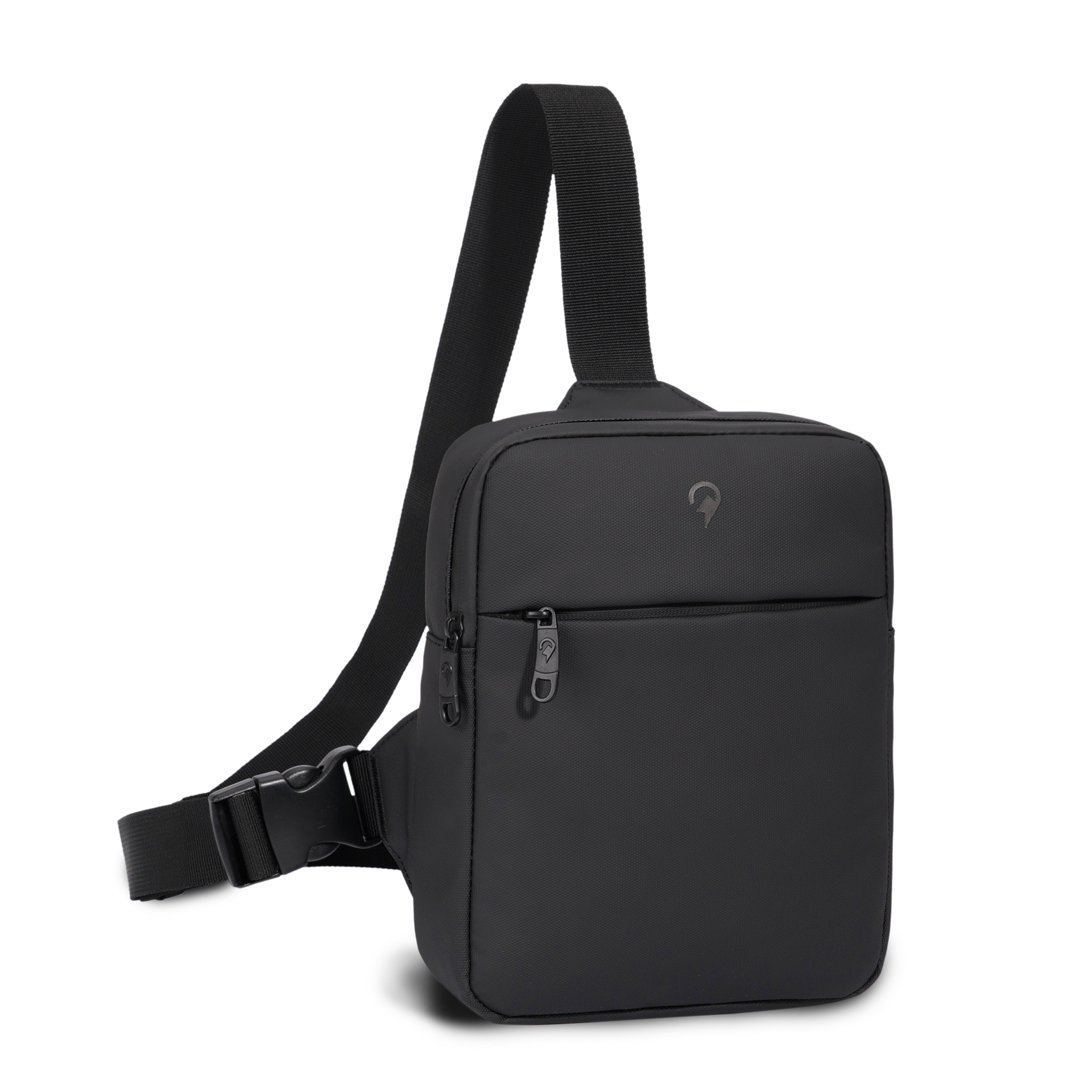 Mission sling bag crossbody large, vannavvisende, 2,5 L - Svart