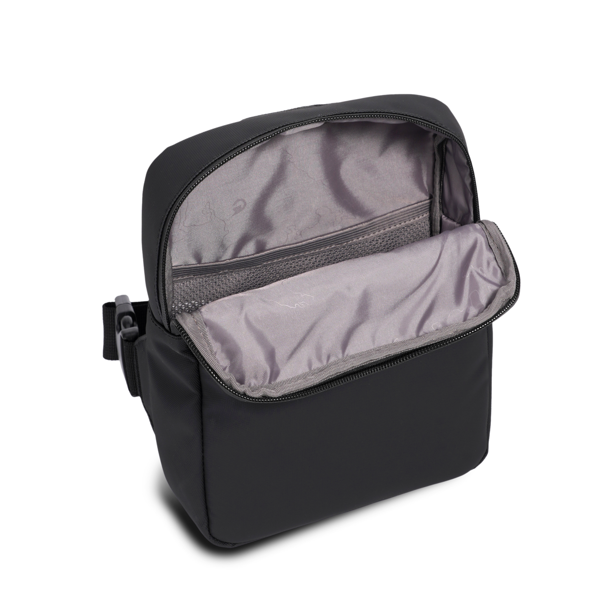 Mission sling bag crossbody large, vannavvisende, 2,5 L - Svart