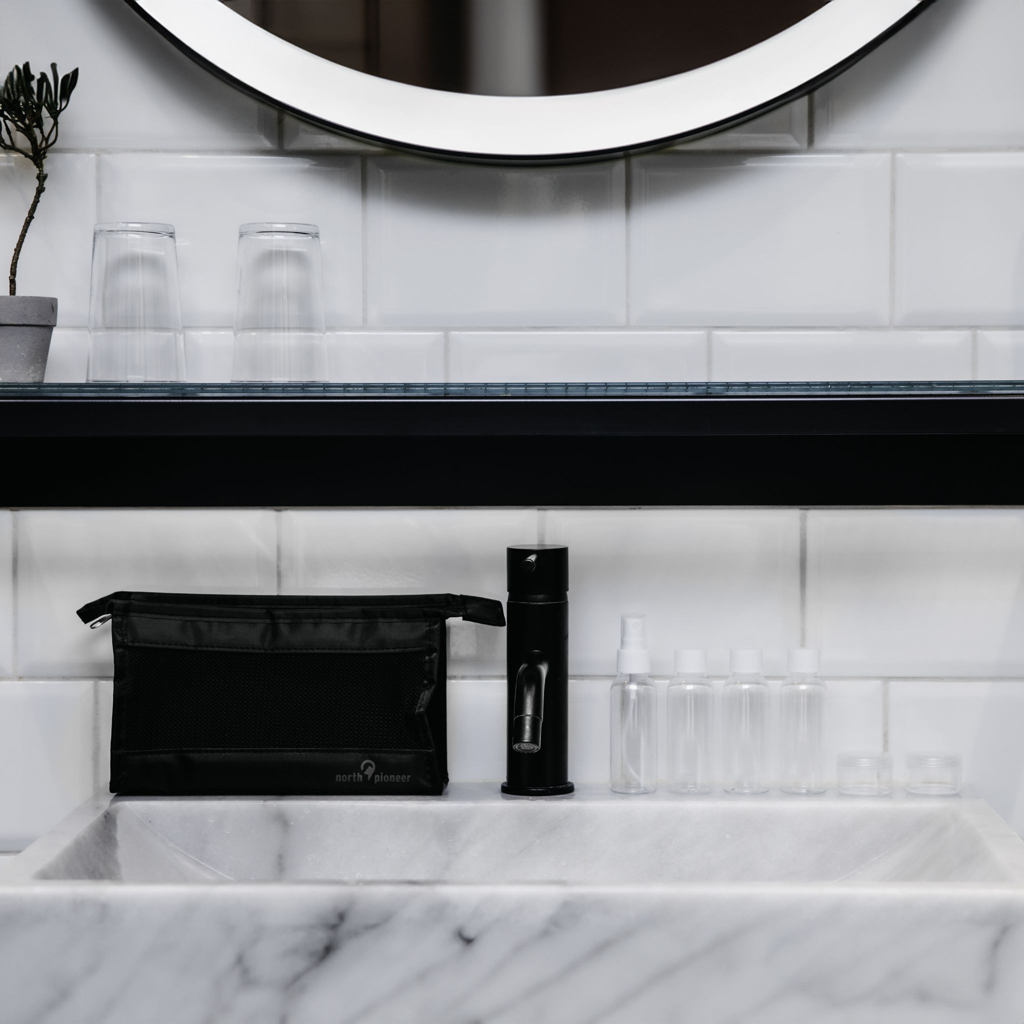 Refillflasker 6 stk - Svart