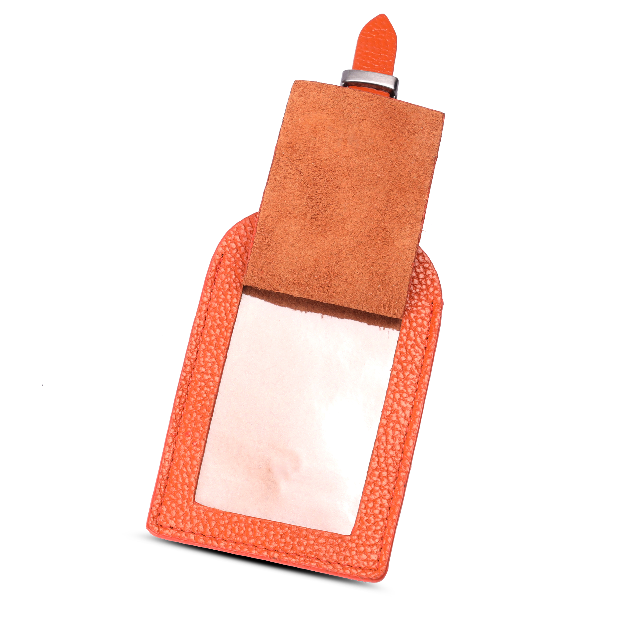 North Pioneer Bagasjetagg – skinn - Oransje