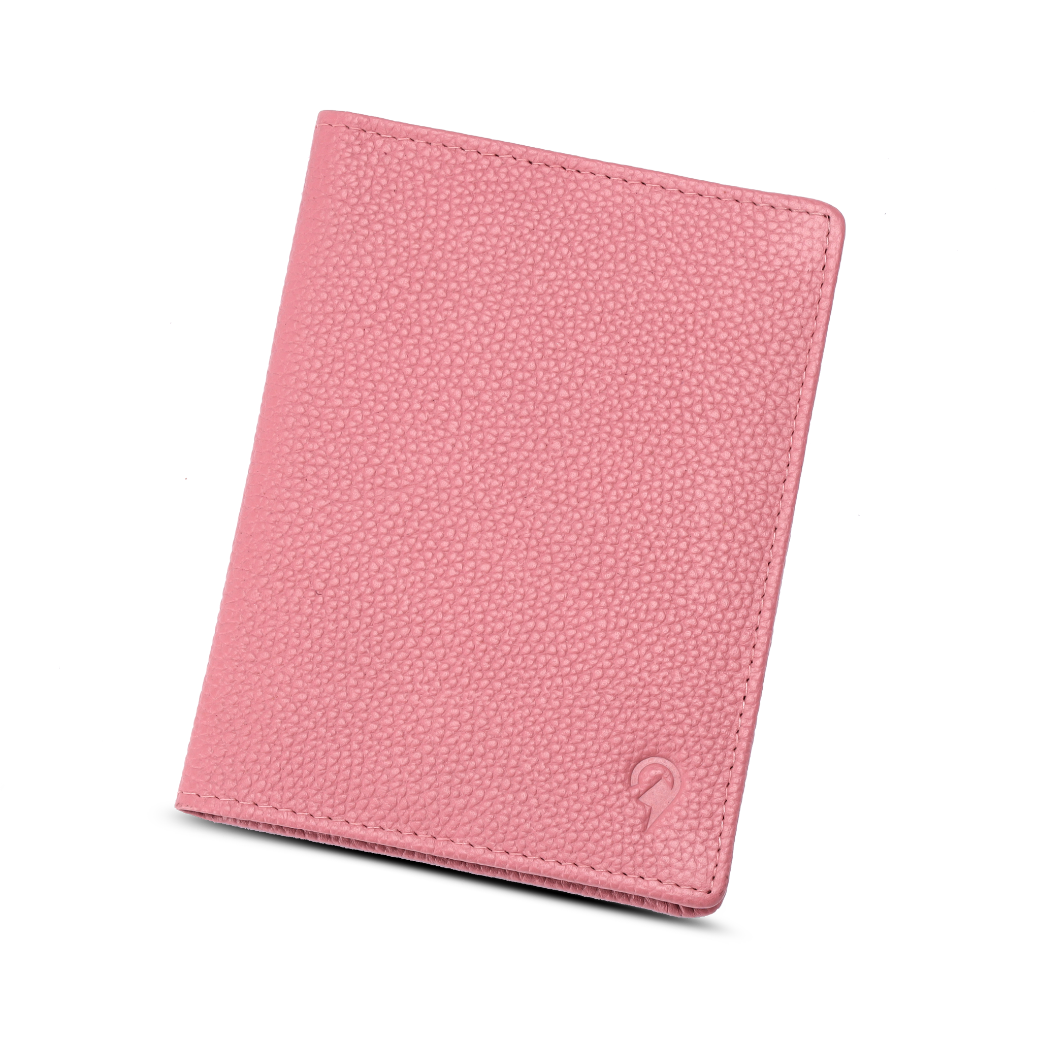 Passholder i skinn RFID-beskyttelse - Rosa