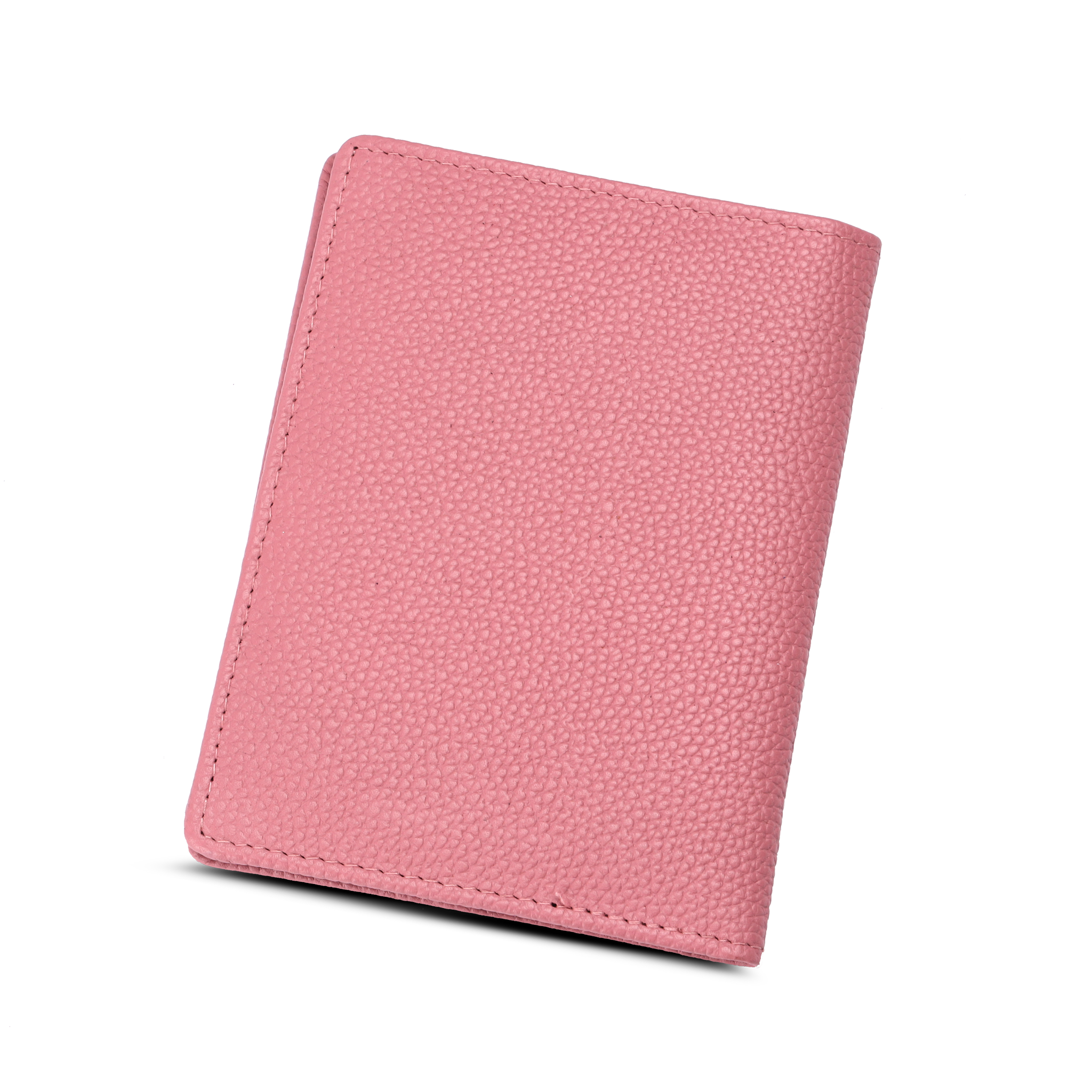 Passholder i skinn RFID-beskyttelse - Rosa