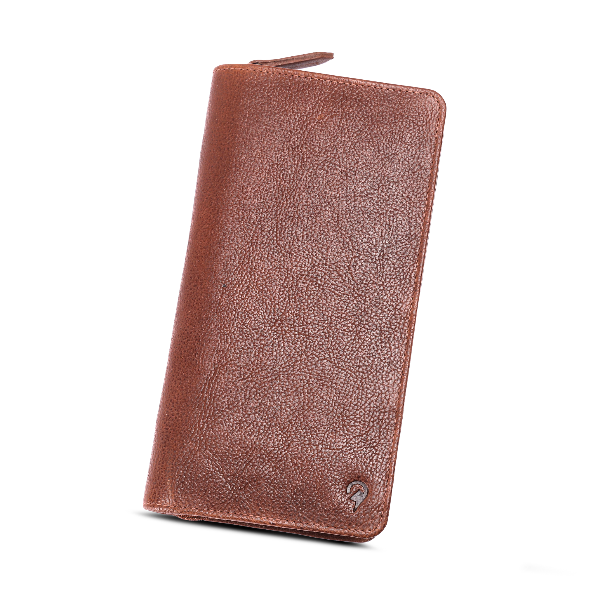 North Pioneer Reisemappe – skinn RFID-beskyttelse - Cognac