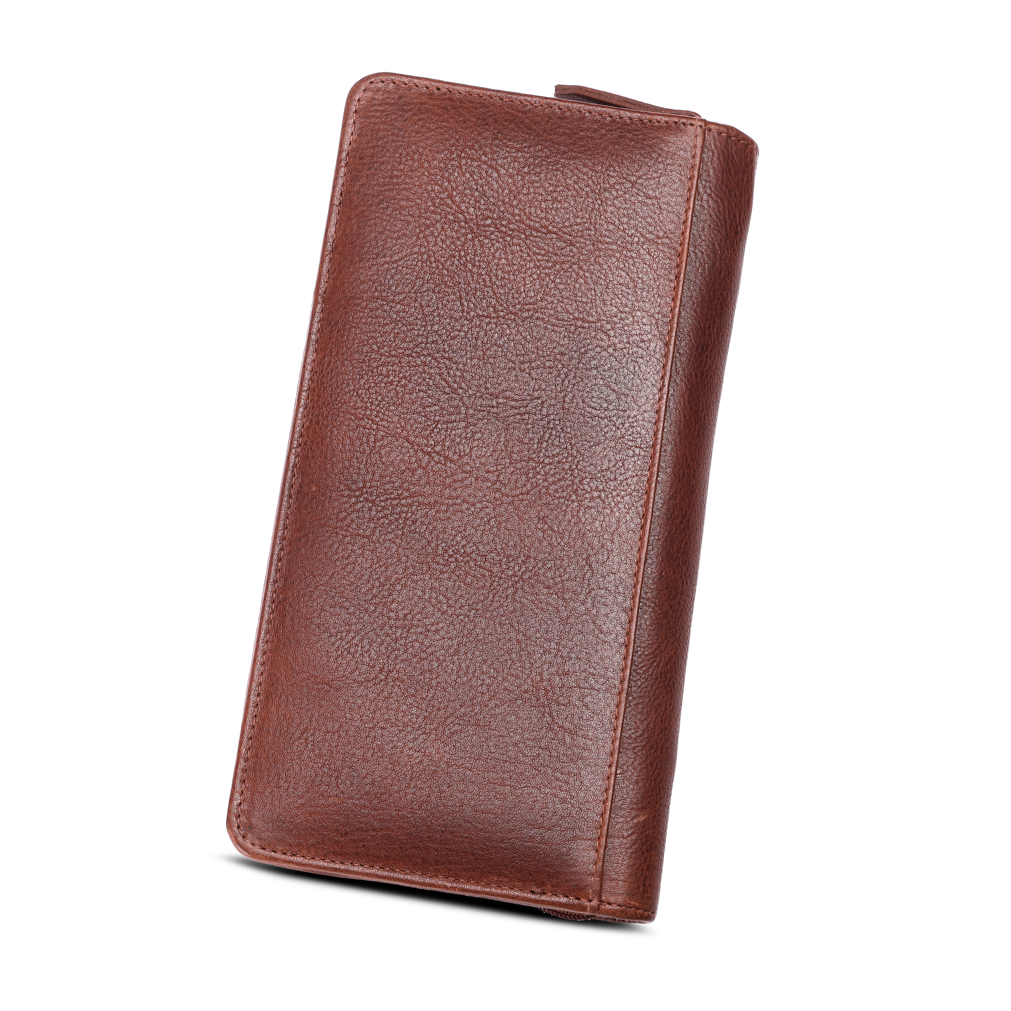 North Pioneer Reisemappe – skinn RFID-beskyttelse - Cognac