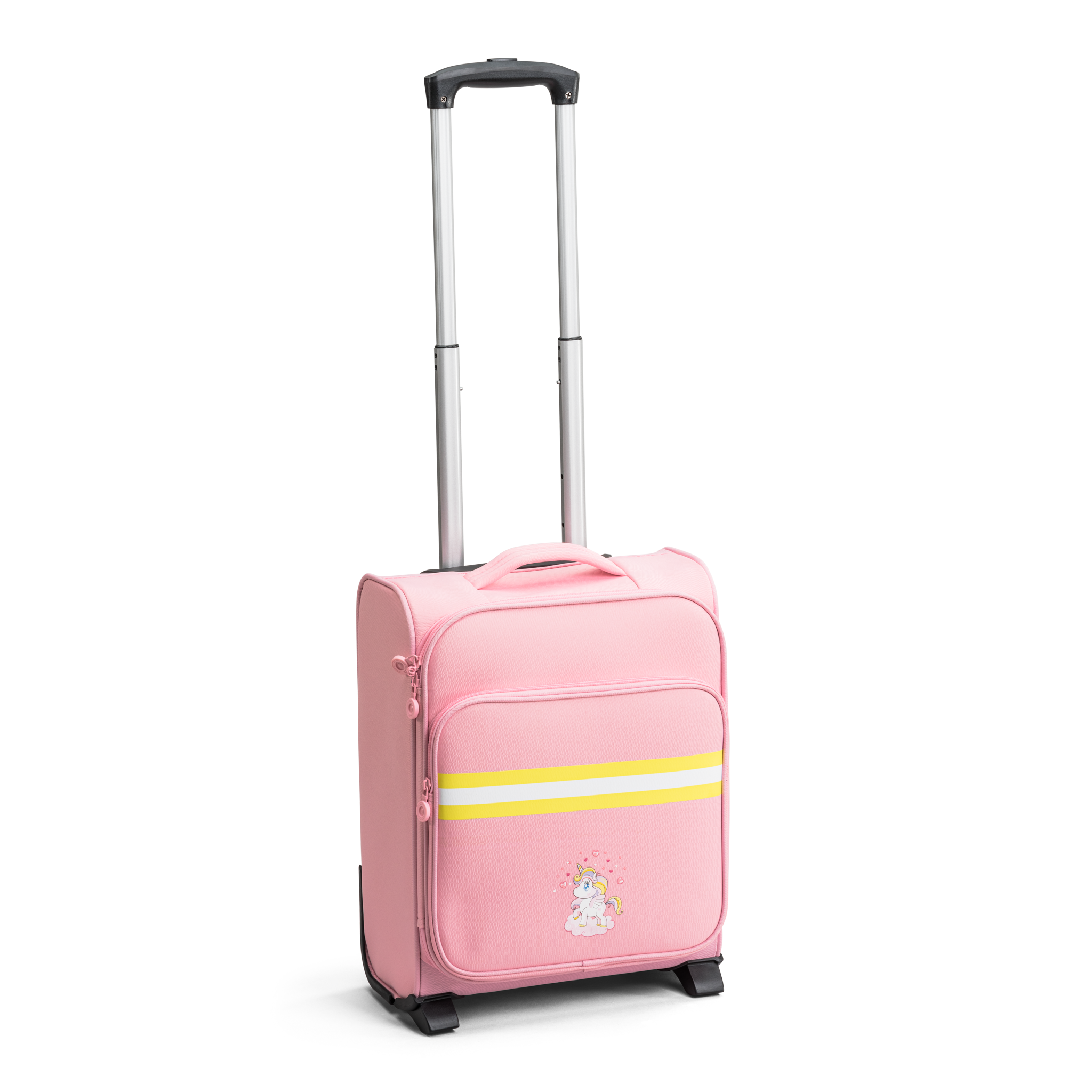 Barnekoffert med to hjul - Rosa