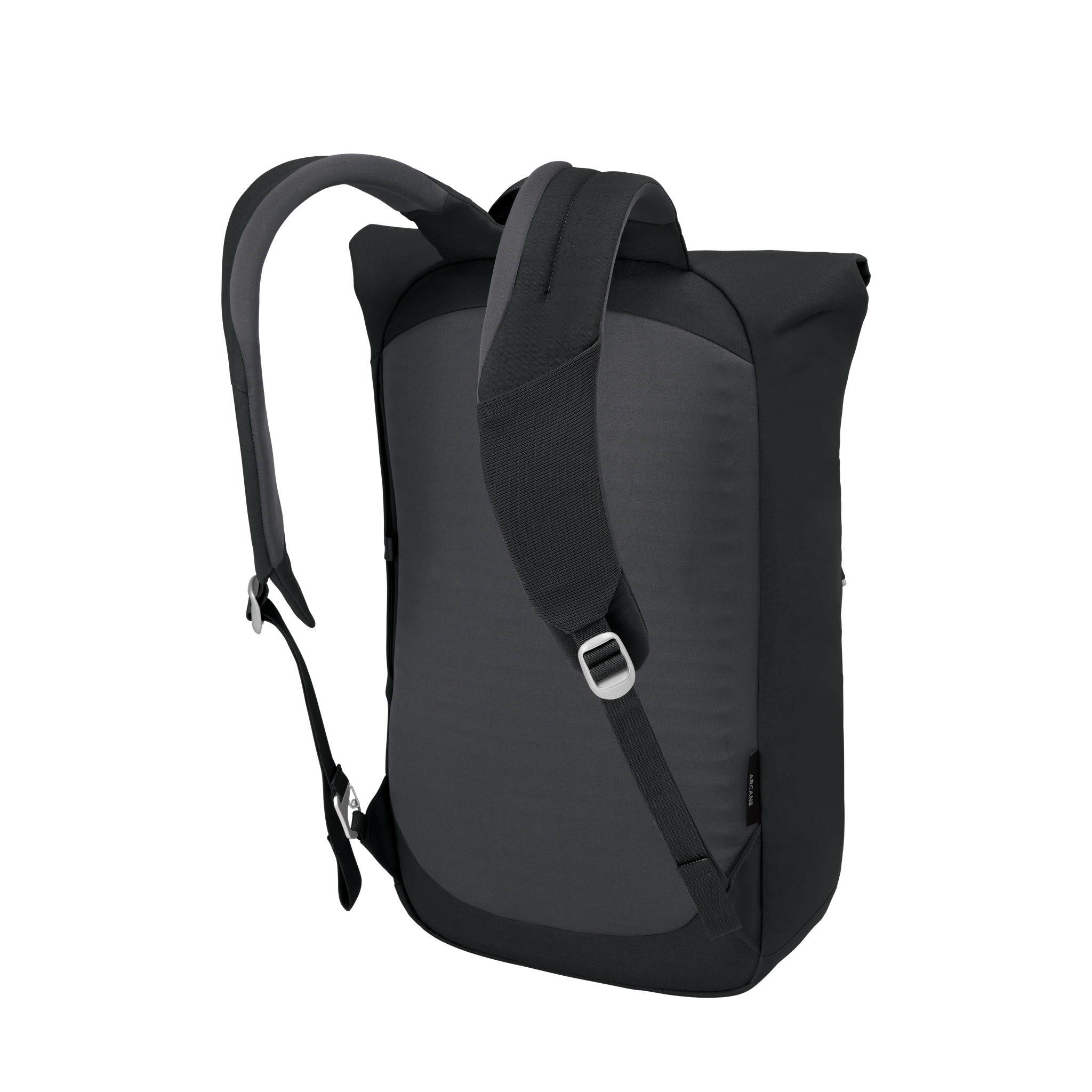 Arcane Roll Top Pack Black - Svart