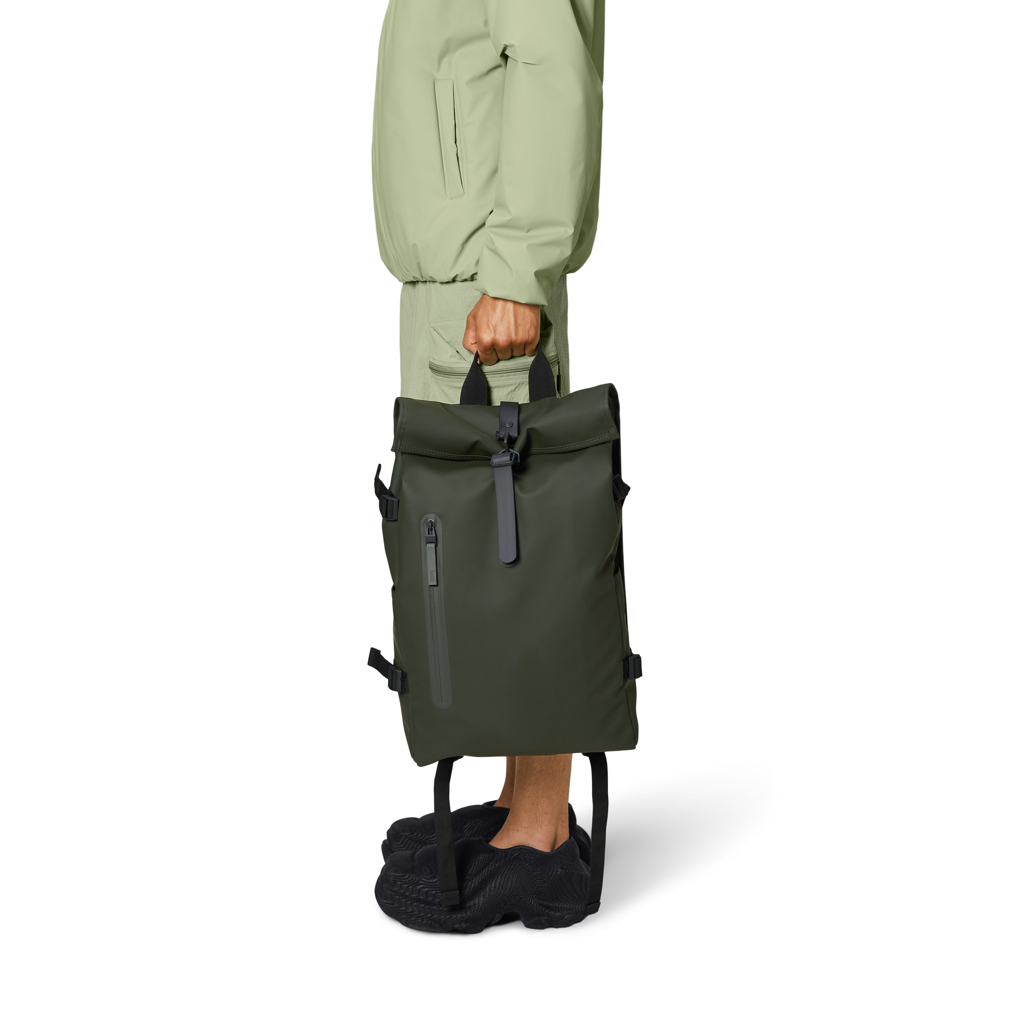 Rolltop Rucksack Large W3 - Grønn