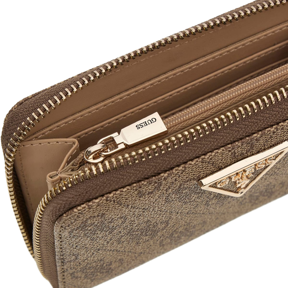 Laurel II slg medium zip around - Latte Brown