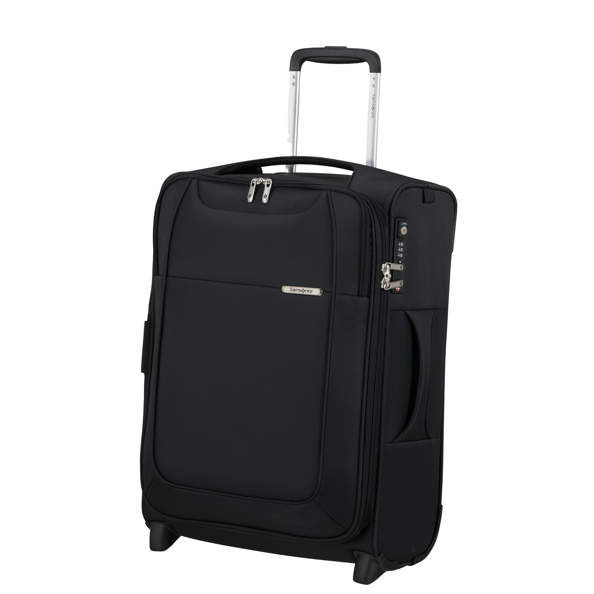 D'lite Koffert Upright 55/20 utvidbar - Svart