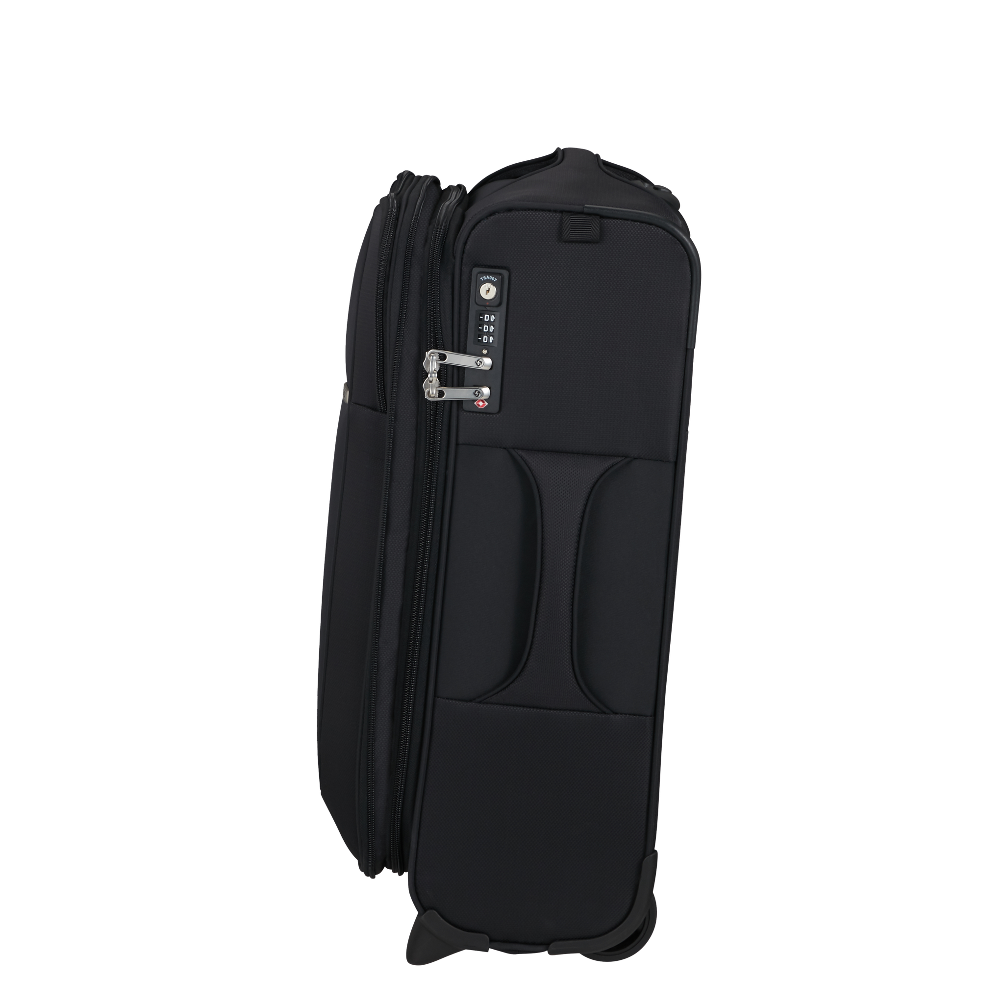 D'lite Koffert Upright 55/20 utvidbar - Svart