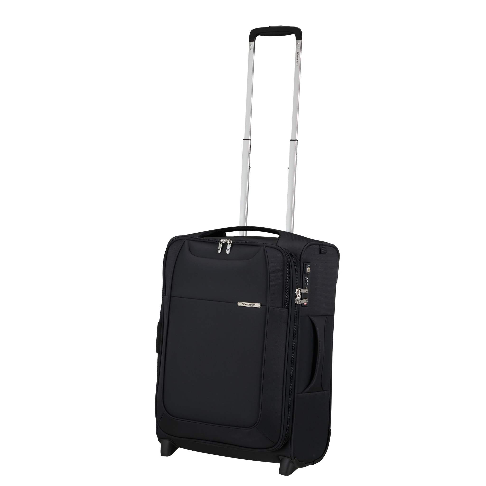 D'lite Koffert Upright 55/20 utvidbar - Svart