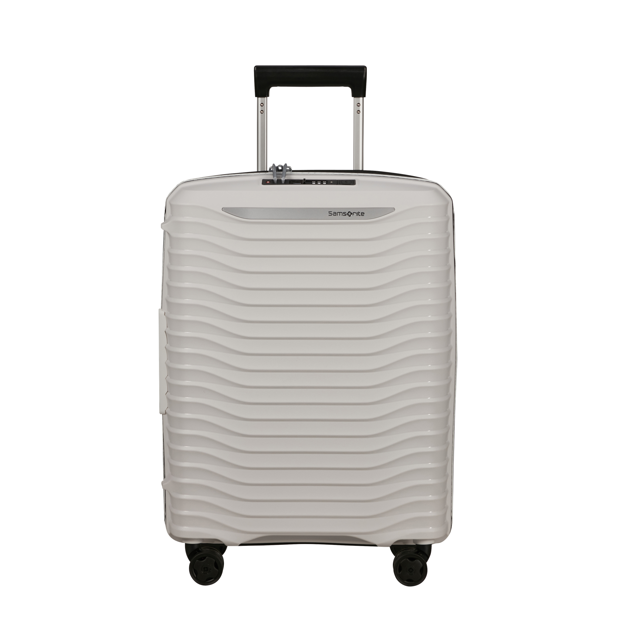 Upscape utvidbar kabinkoffert 4 hjul, 55 cm - Hvit