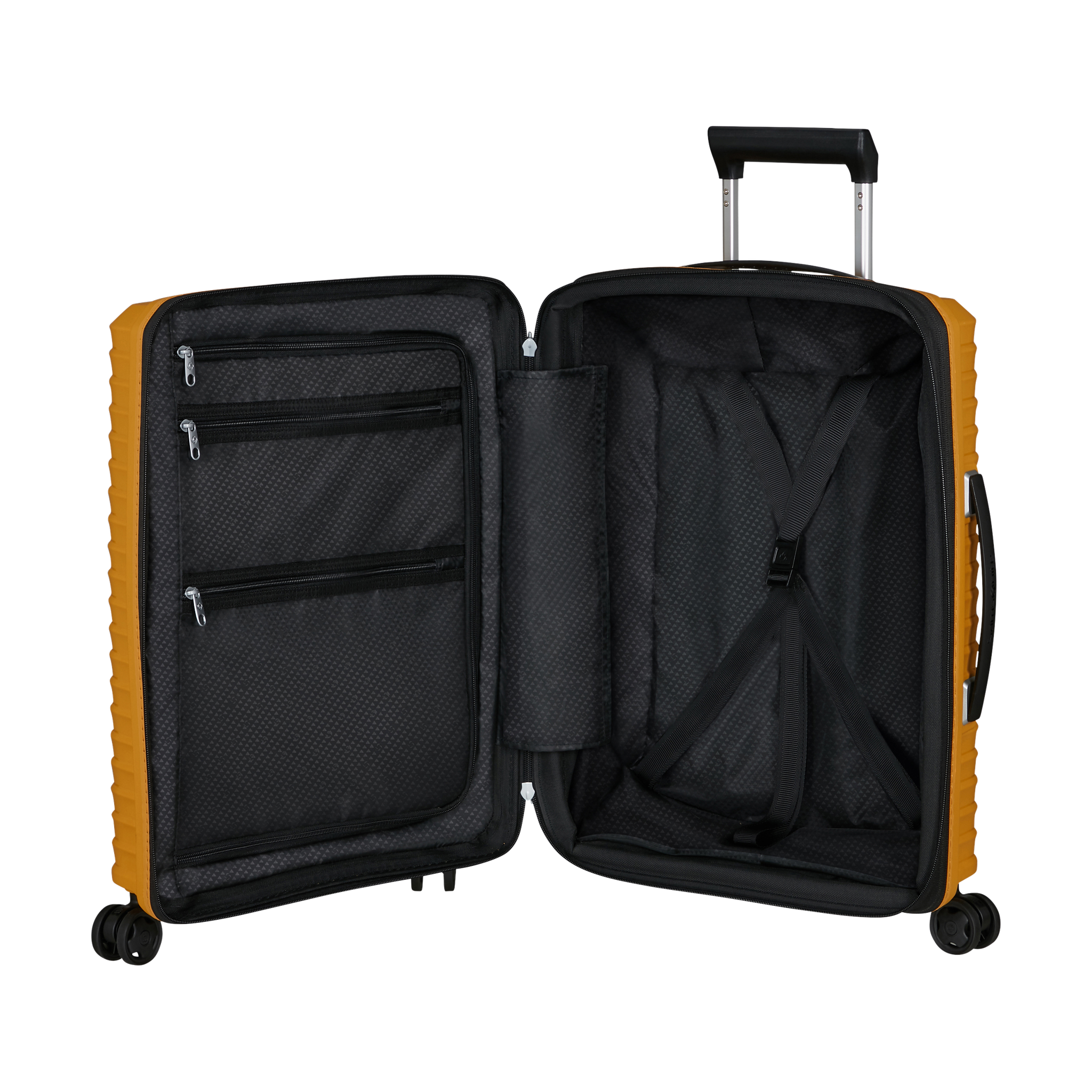 Upscape utvidbar kabinkoffert 4 hjul, 55 cm - Gul