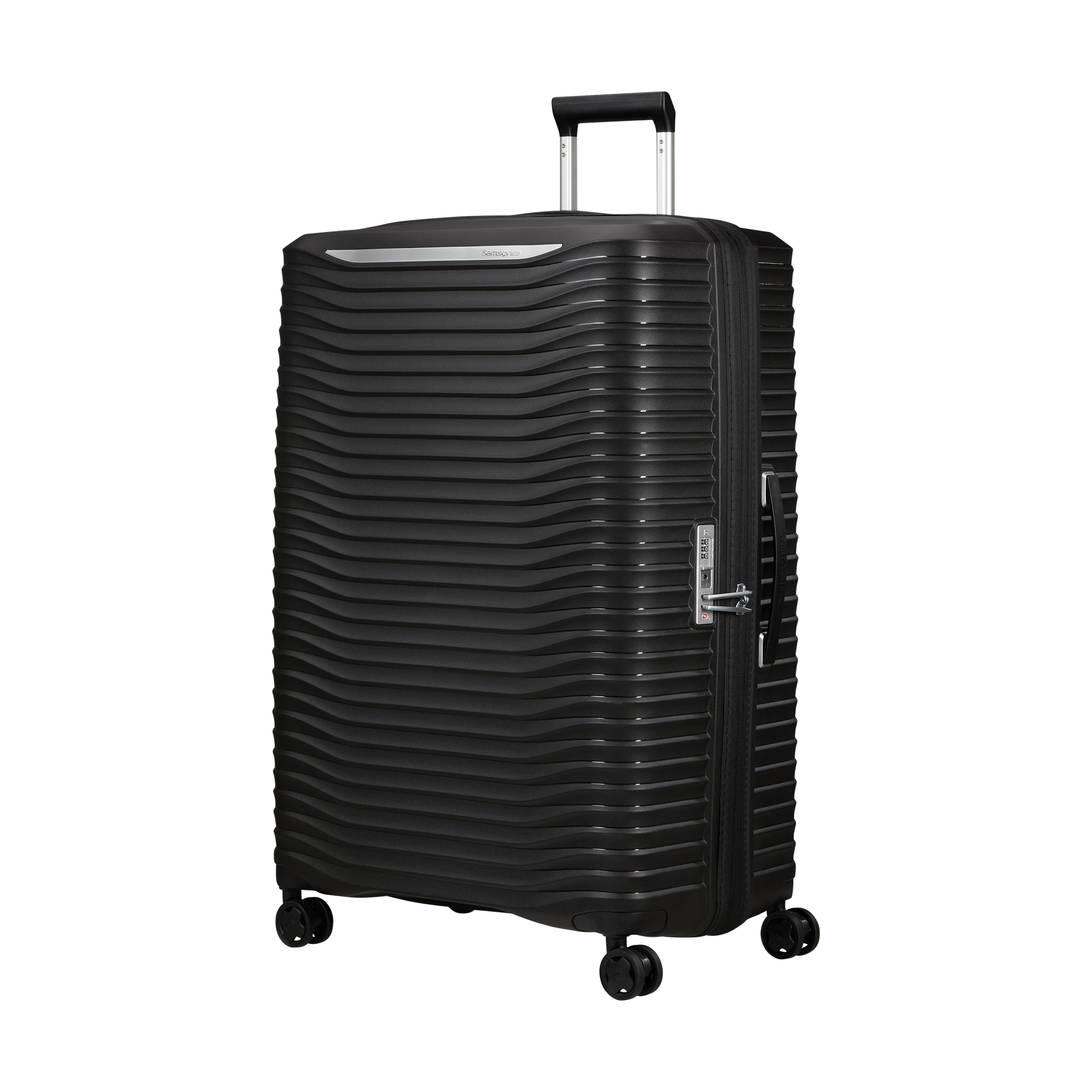 Upscape Utvidbar XL Koffert med 4 hjul, 81 cm - Svart