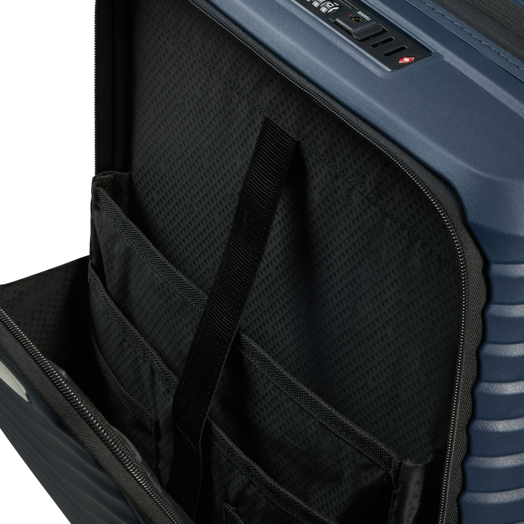 Upscape utvidbar kabinkoffert 55 cm (EasyAccess til pc) - Blue Night