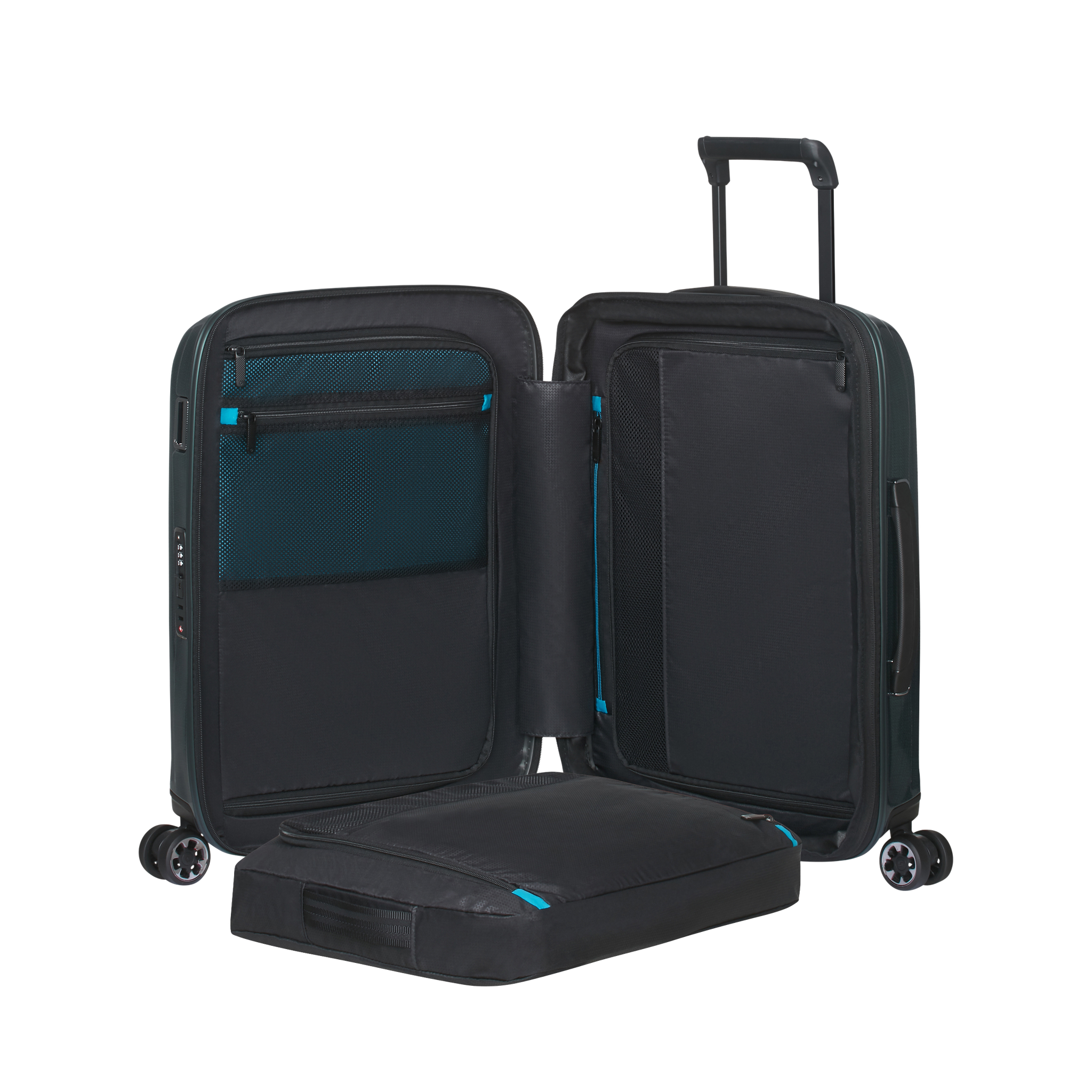 Nexis kabinkoffert utvidbar 55 cm, 40 liter - Forest Green