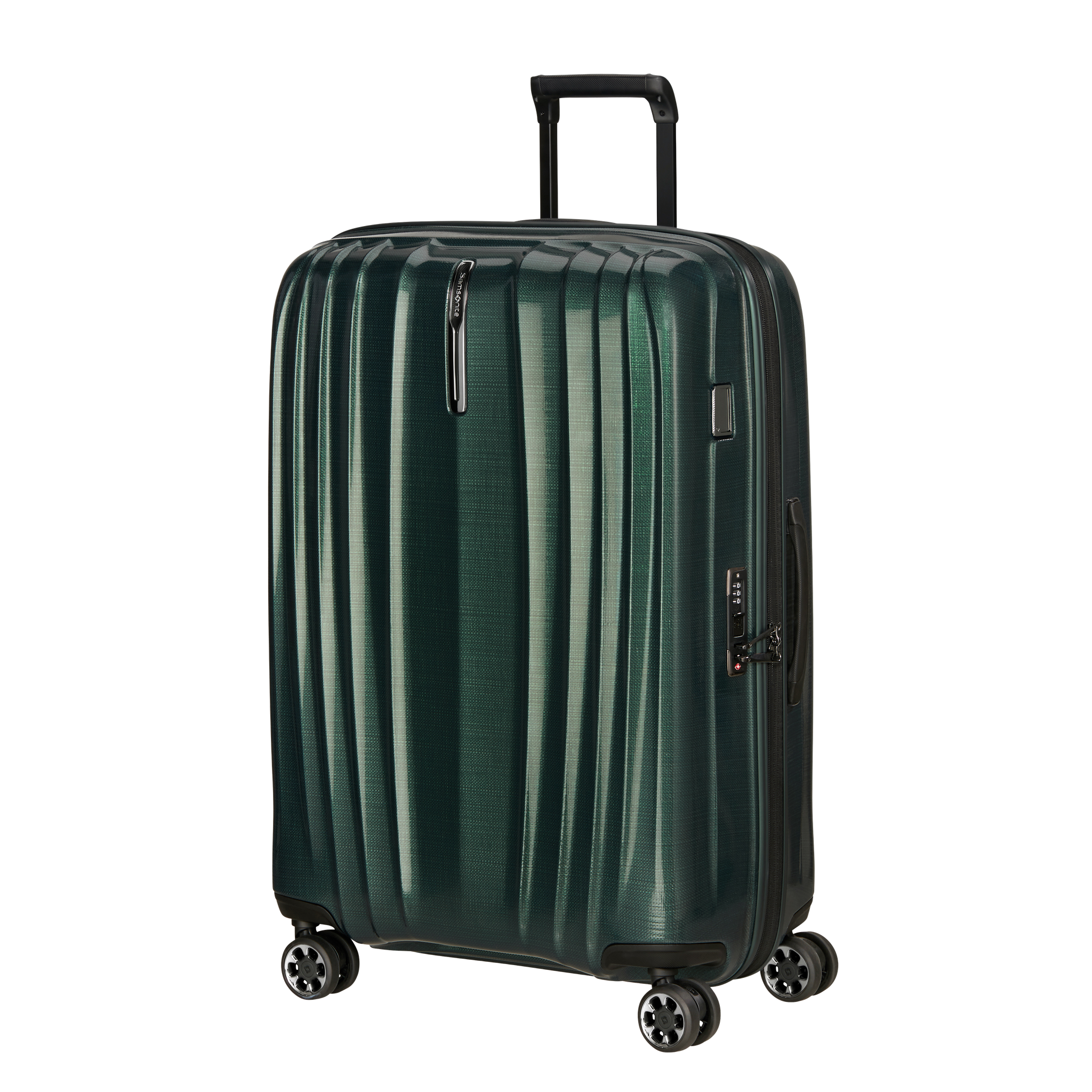 Nexis koffert stor utvidbar 76 cm, 105 liter - Forest Green