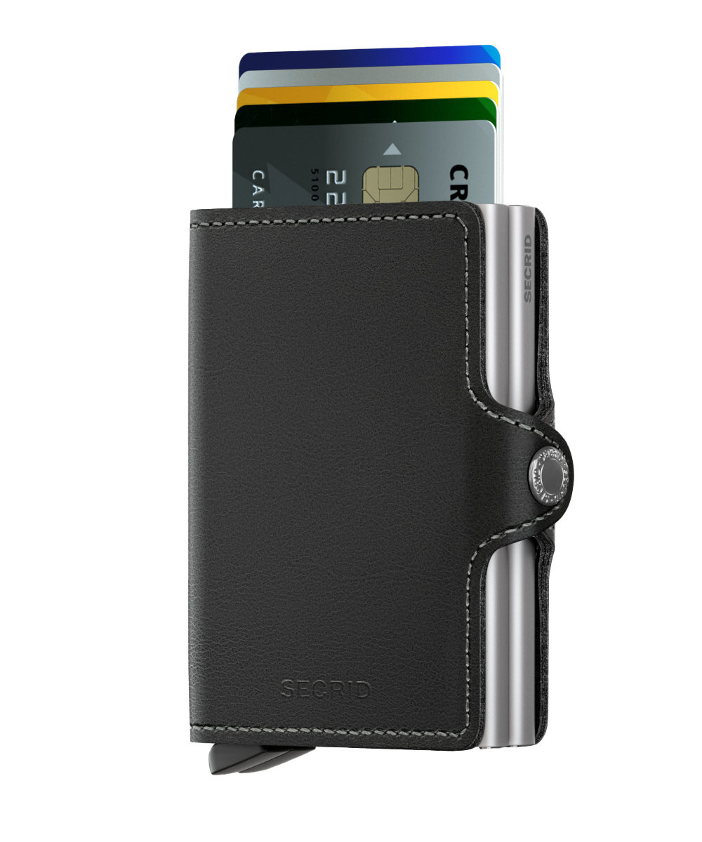 Twinwallet Black - Svart