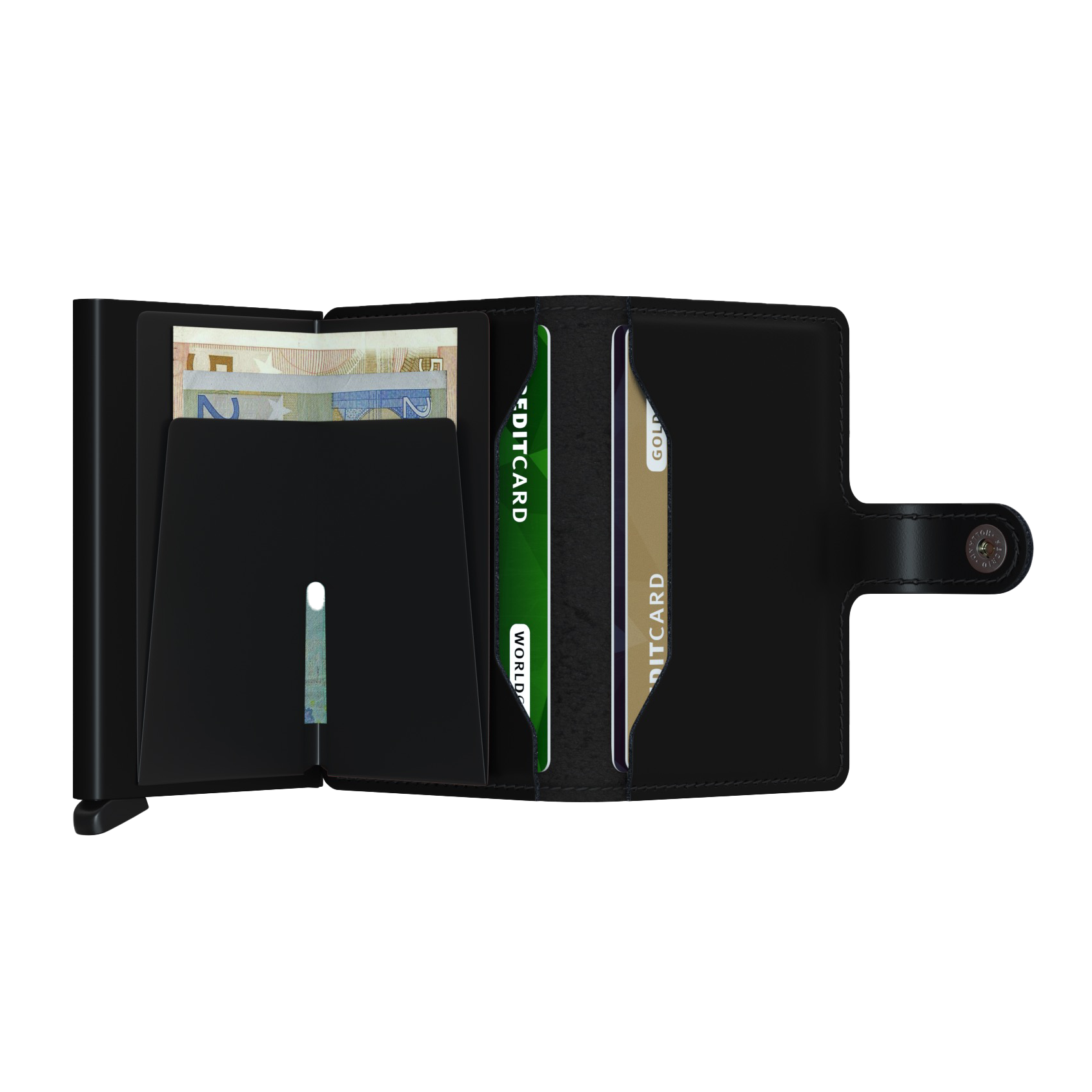 Miniwallet Matte Black - Svart
