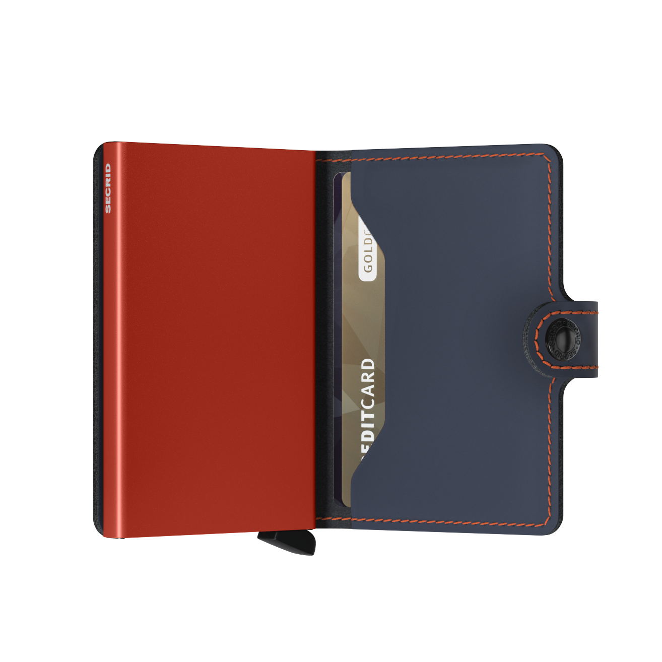 Miniwallet Blue, Orange - Blå