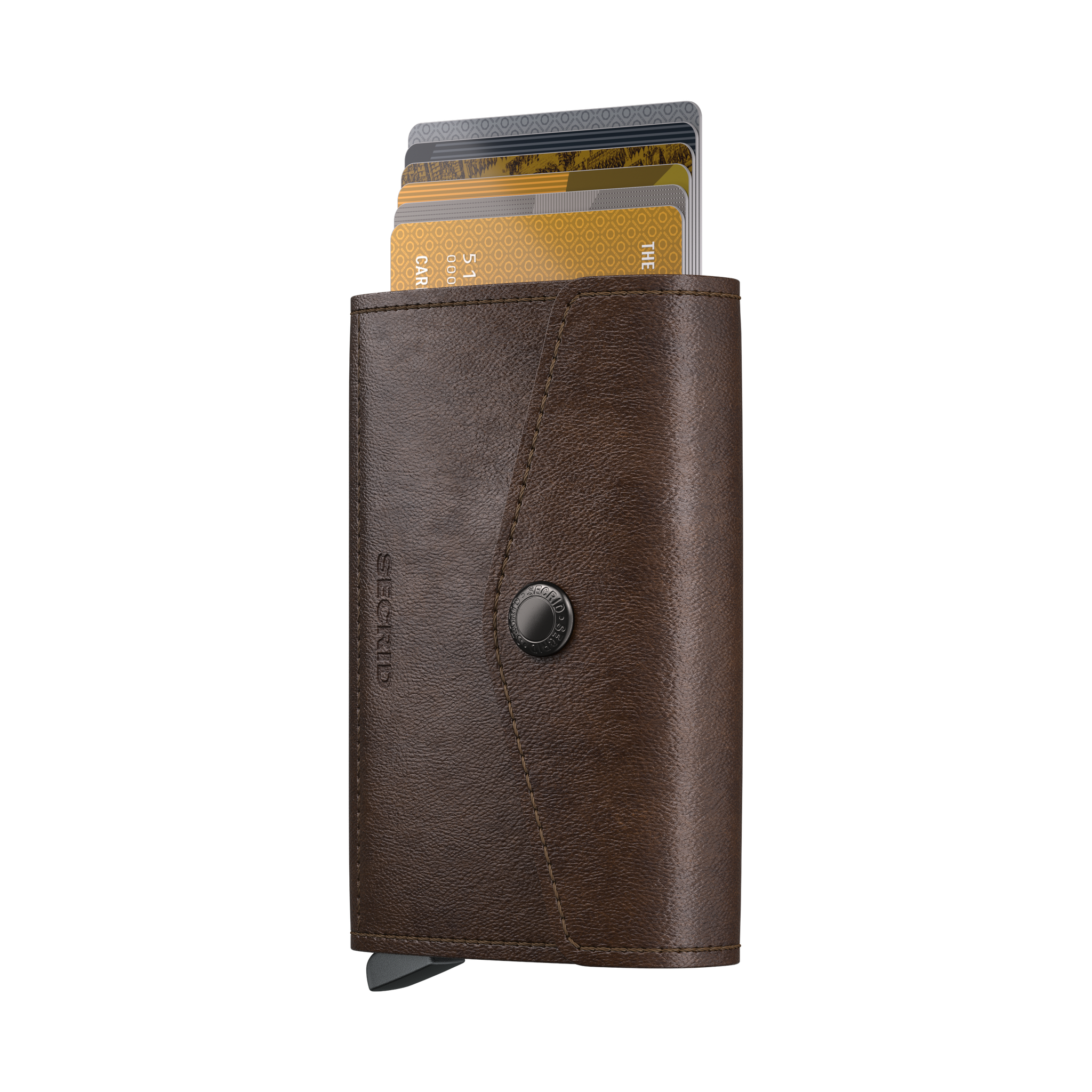 Envelope wallet vintage Chocolate - Chocolate
