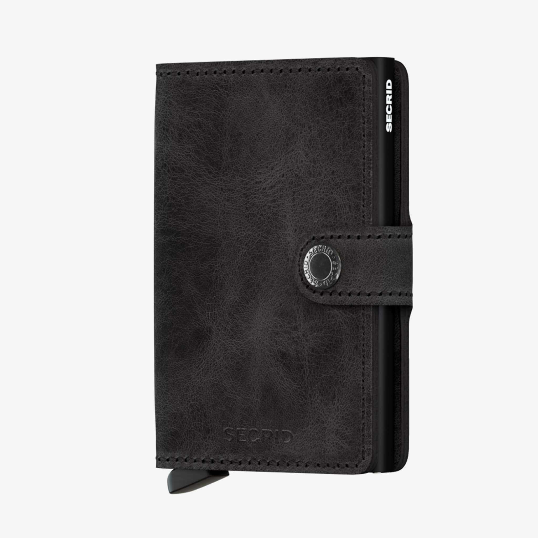 Miniwallet Vintage Black - Svart