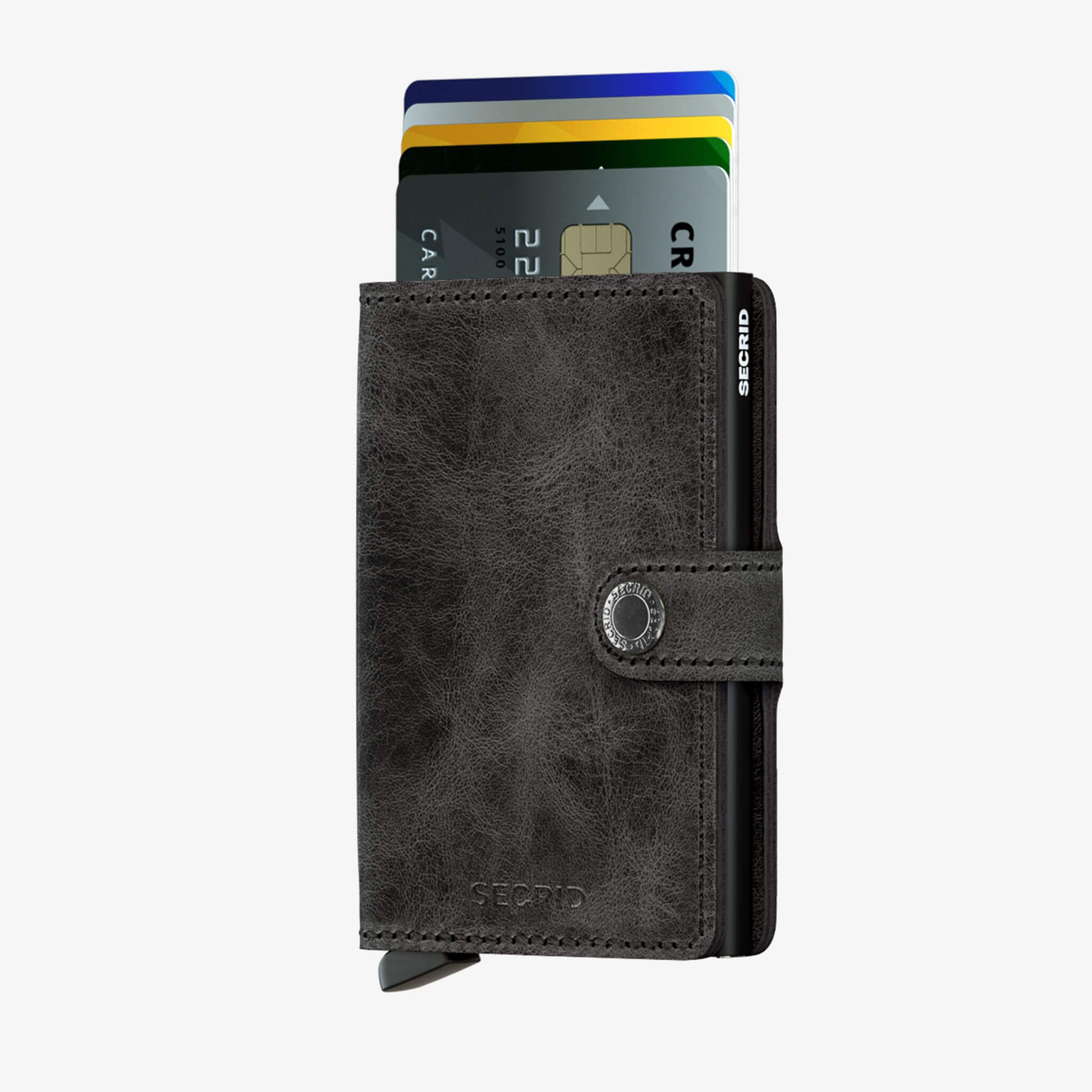 Miniwallet Vintage Black - Svart