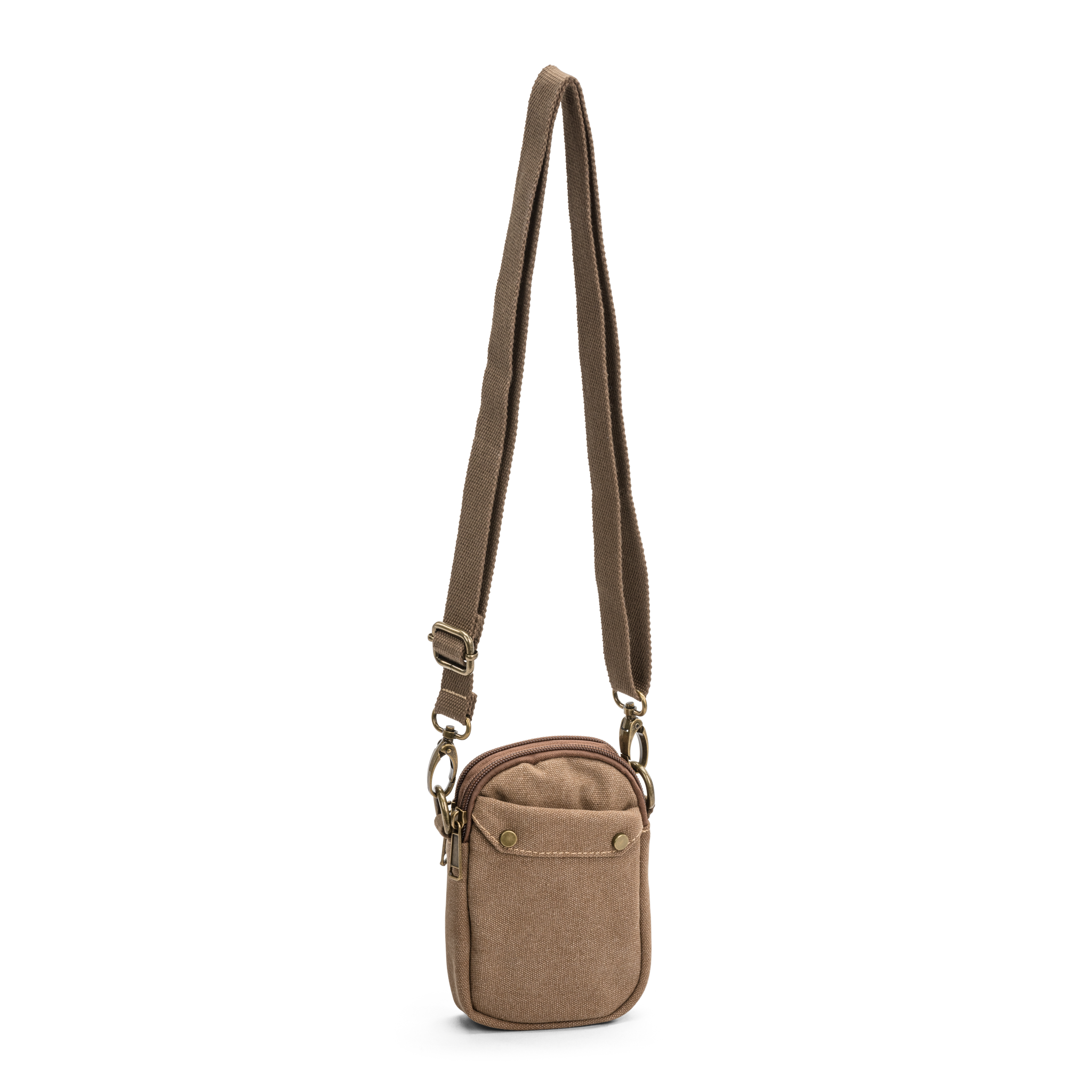 Skulderveske i crossbody-modell - Kamel