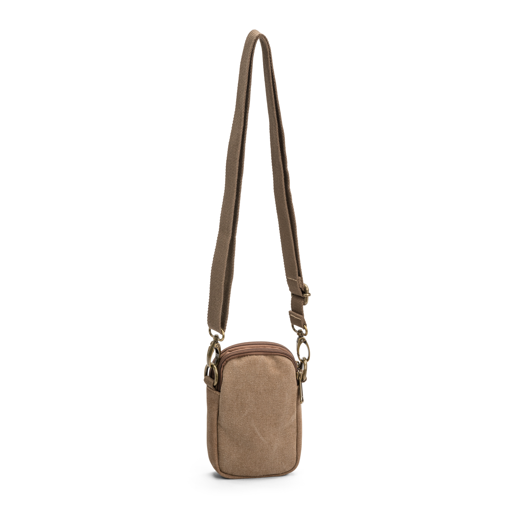 Skulderveske i crossbody-modell - Kamel