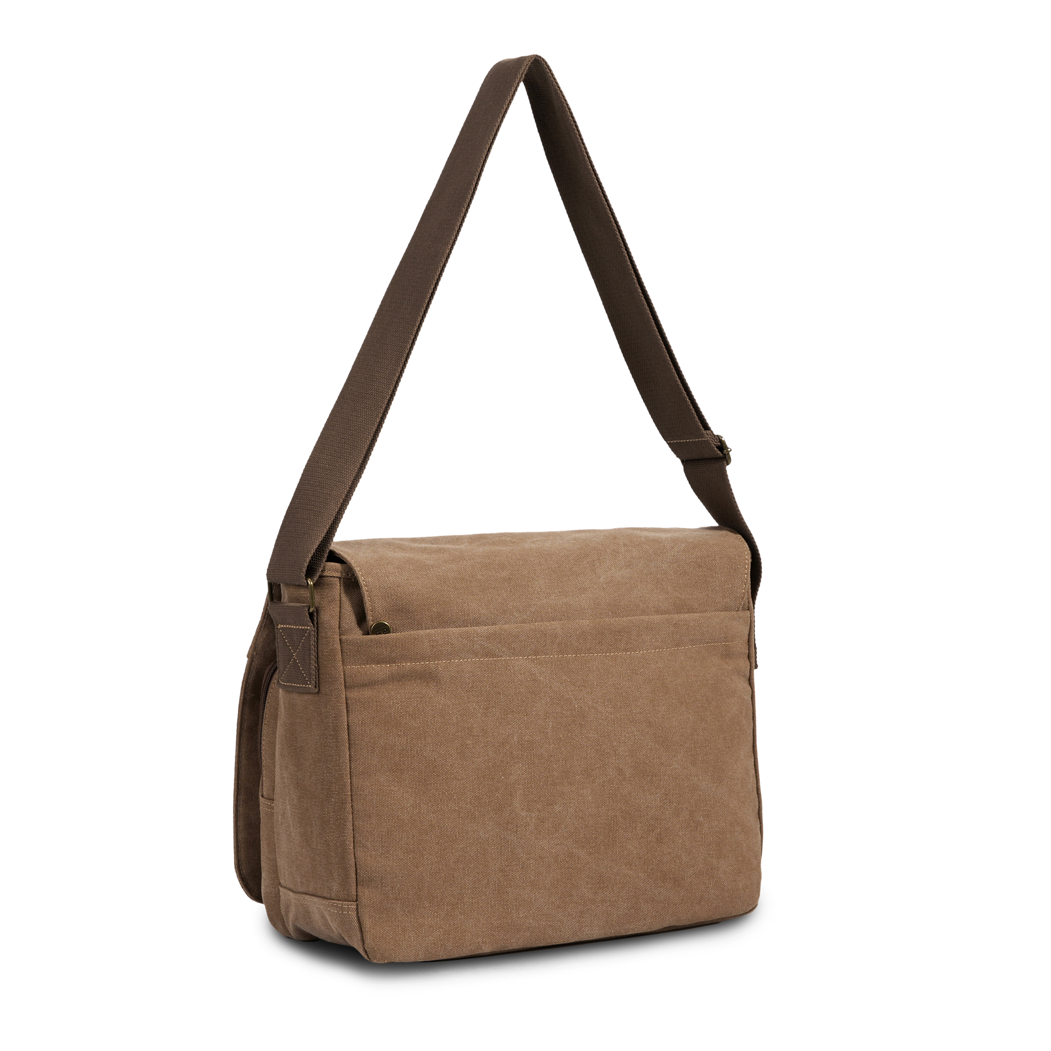 Skulderveske i crossbody-modell - Kamel