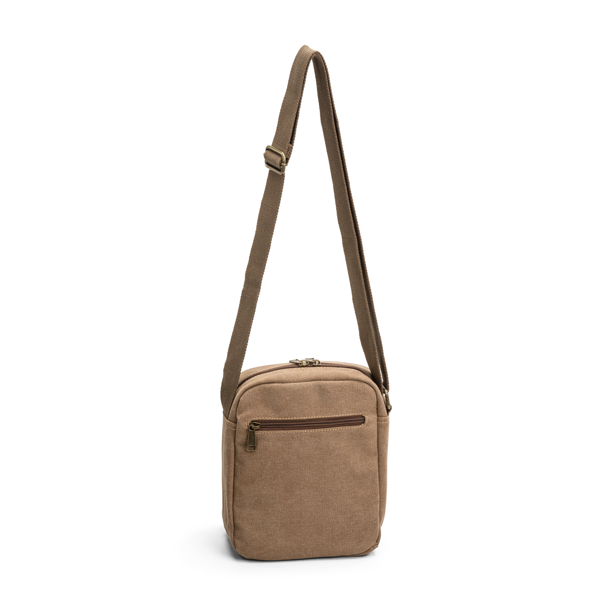 Skulderveske i crossbody-modell - Kamel