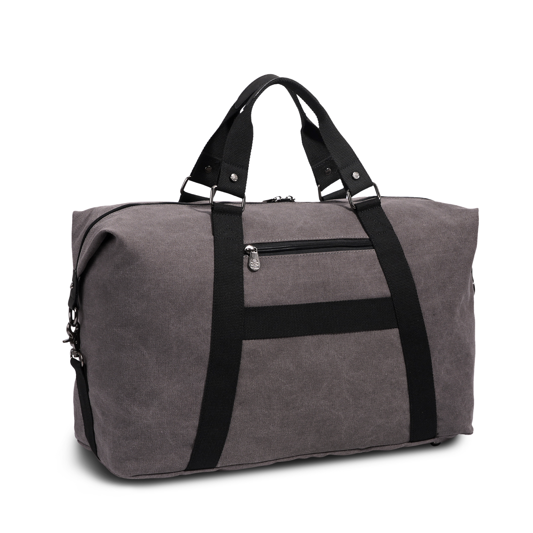 Canvas weekendbag - Grå