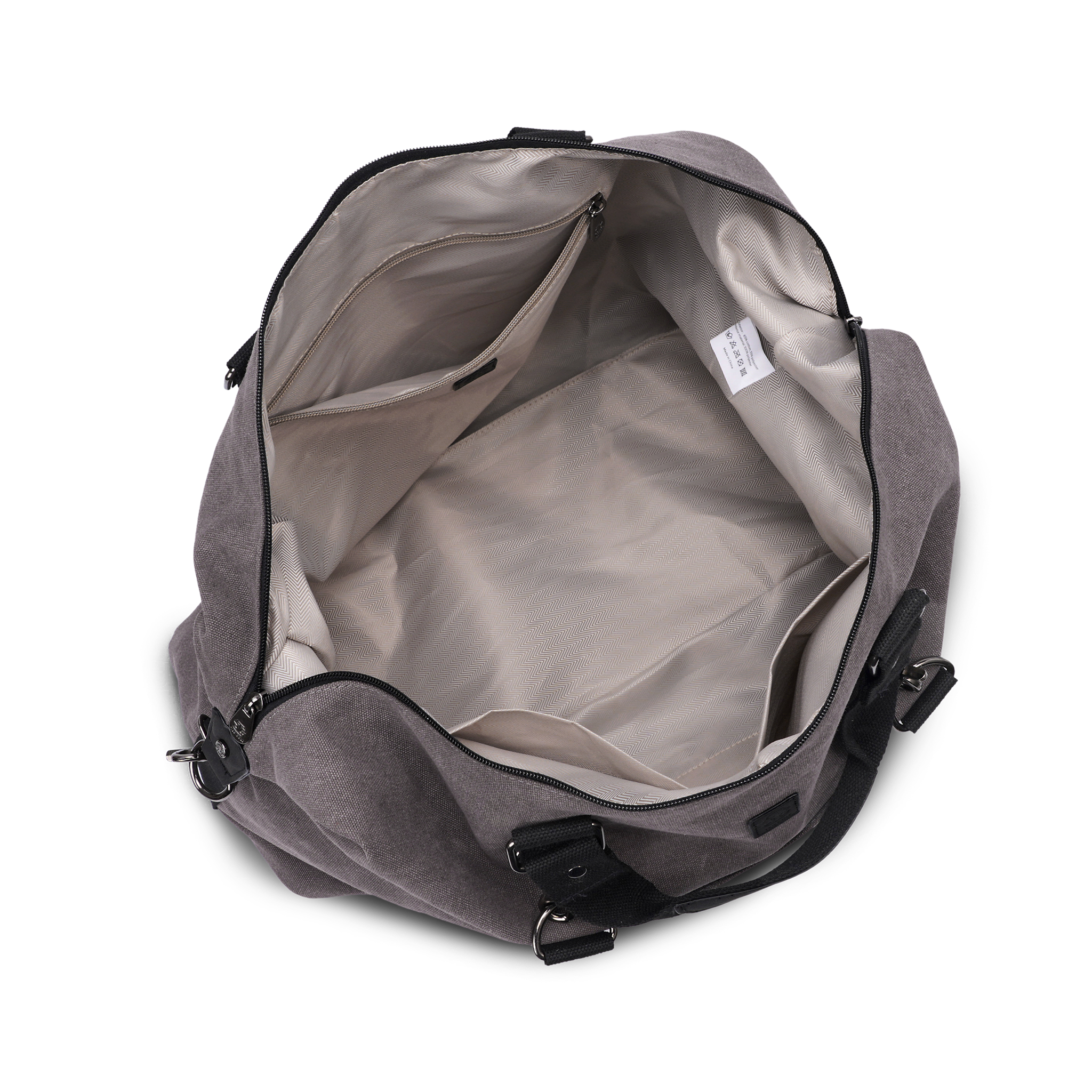 Canvas weekendbag - Grå