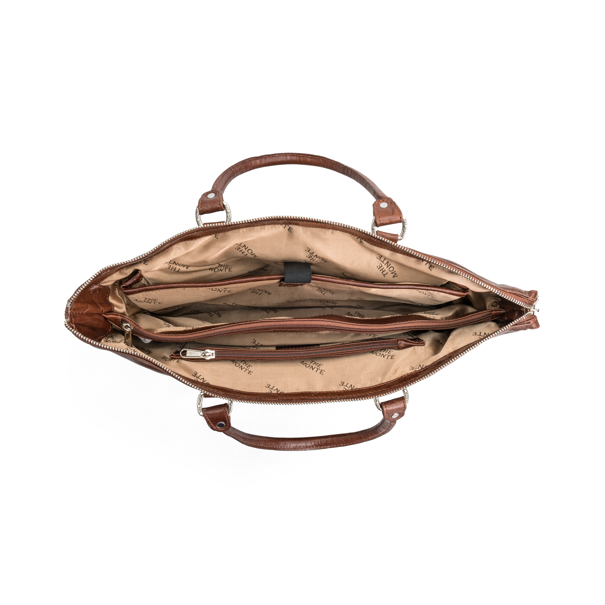 Jobbveske 14,1" i skinn - Bridge