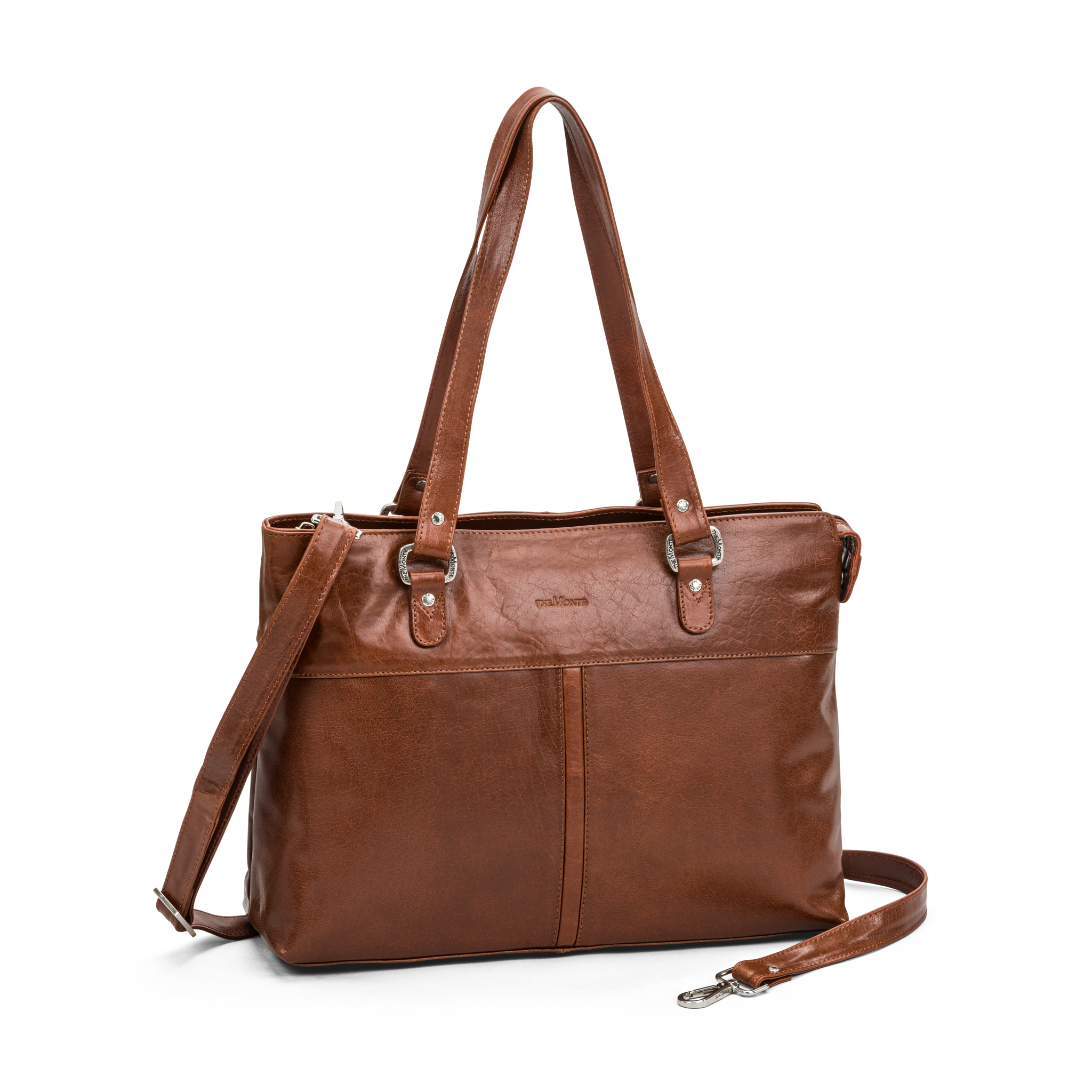 Tote bag 12,3” i skinn - Bridge