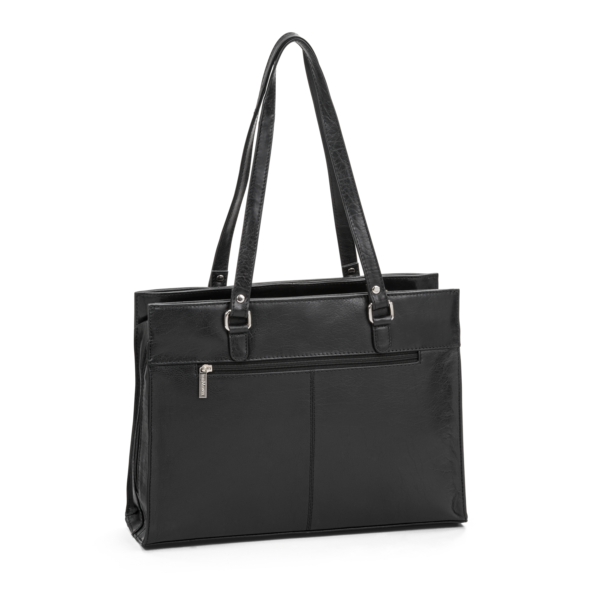 Tote bag i skinn - Svart