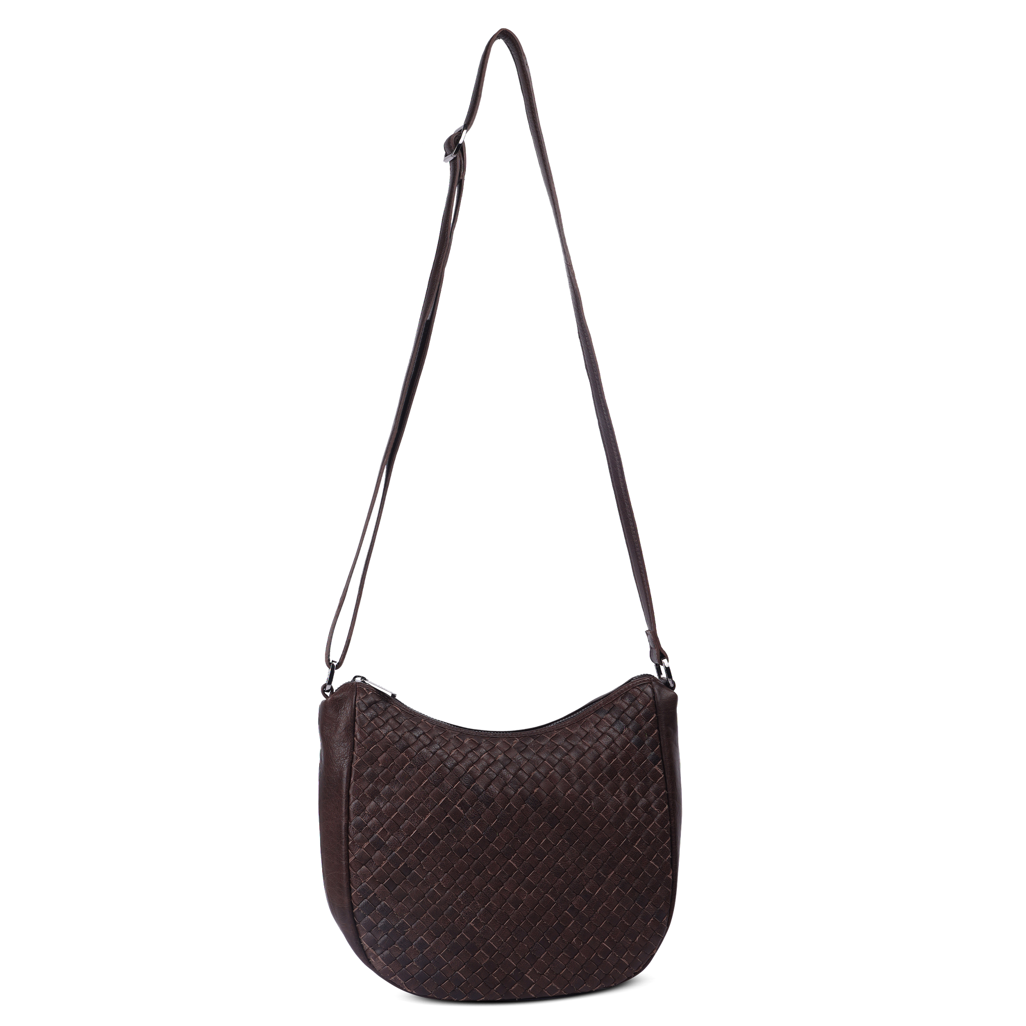 Hobo medium i skinn - Mocca