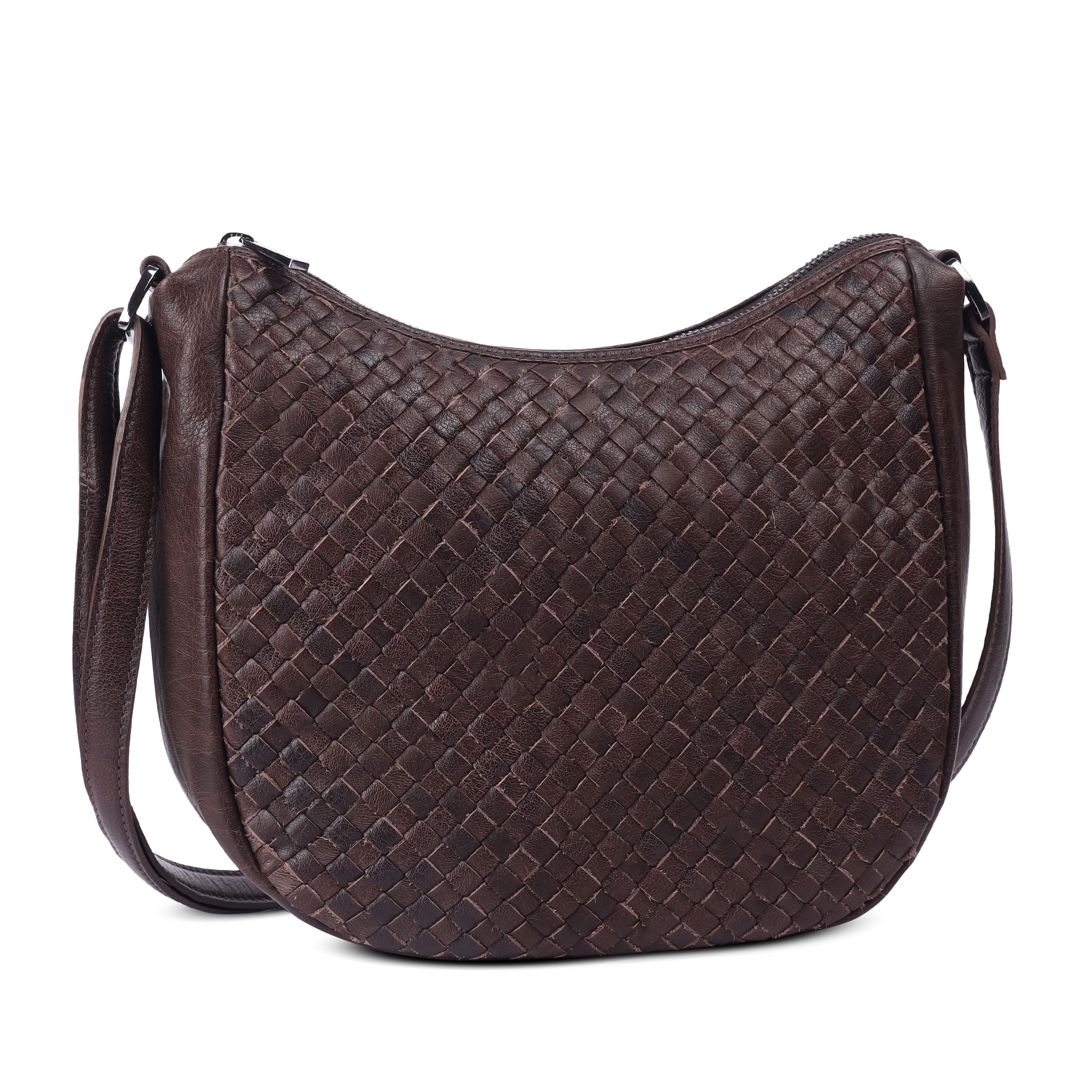 Hobo medium i skinn - Mocca