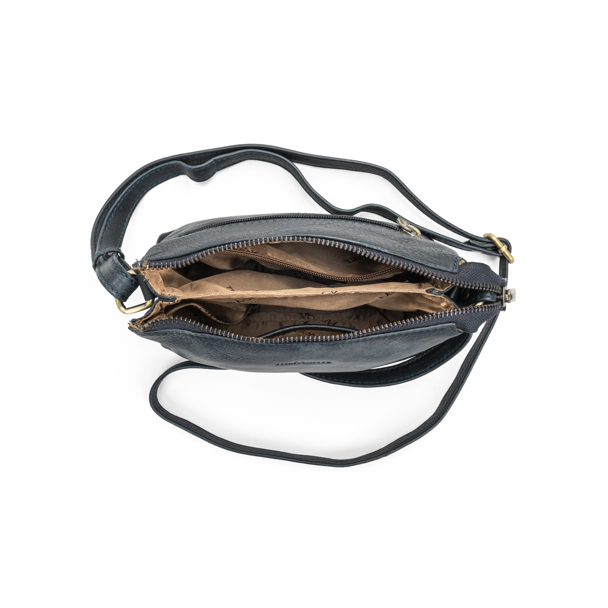 Clutch veske i skinn - Marine