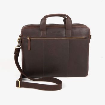 PC-veske Briefcase Medium skinn
