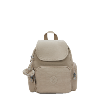 City zip mini ryggsekk Taupe