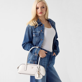 Isobel logo skulderveske Hvit