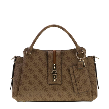 Yvonne Logo håndveske Latte Brown