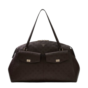 Weekend bag, Kunstskinn Brun