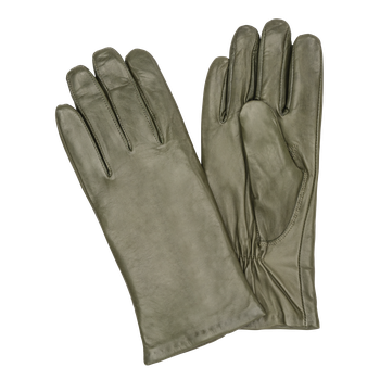 Damehanske Lammeskinn, ullfôr Olive